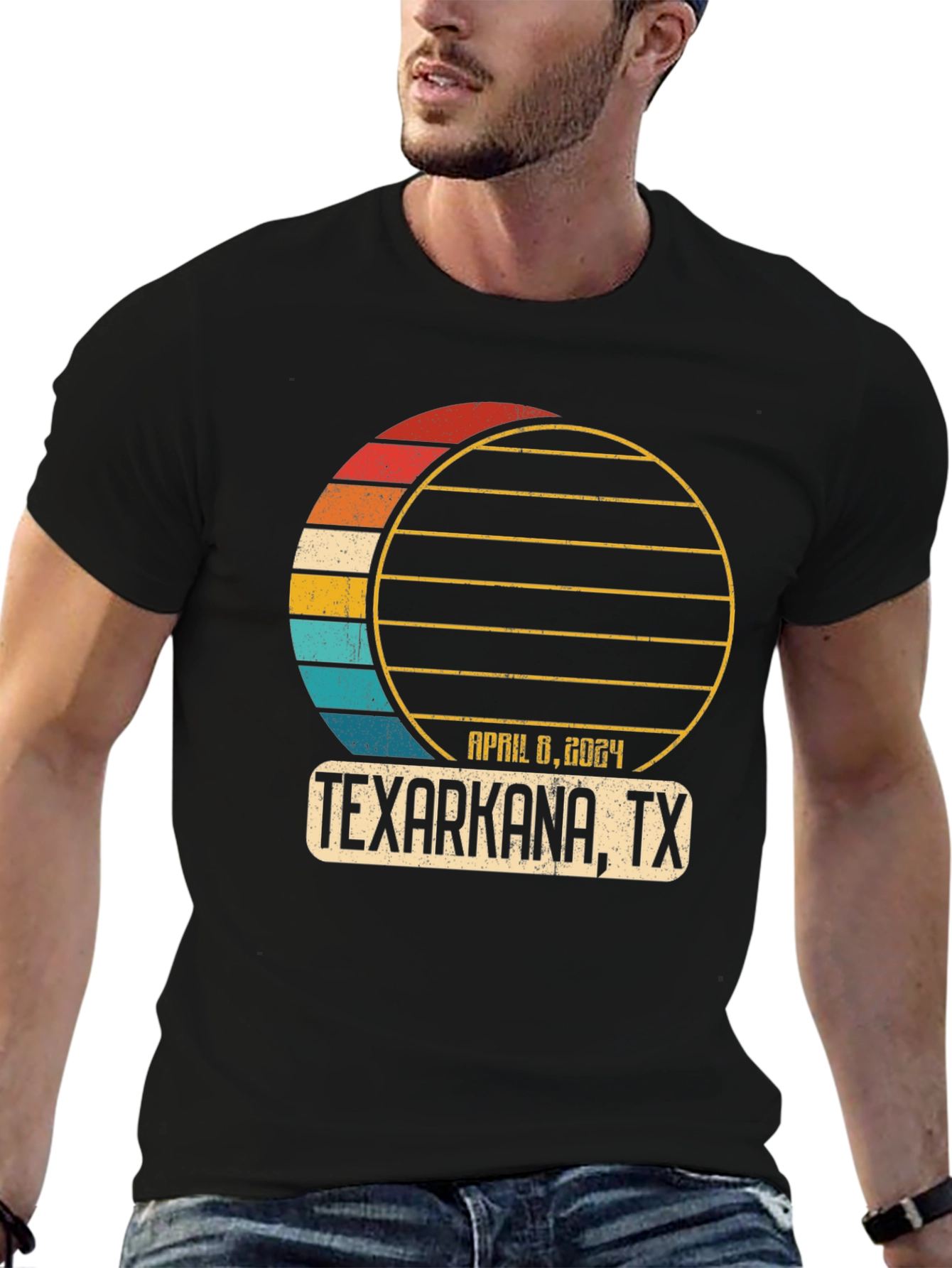 Texarkana TX April 8 2024 Total Solar Eclipse T-Shirt