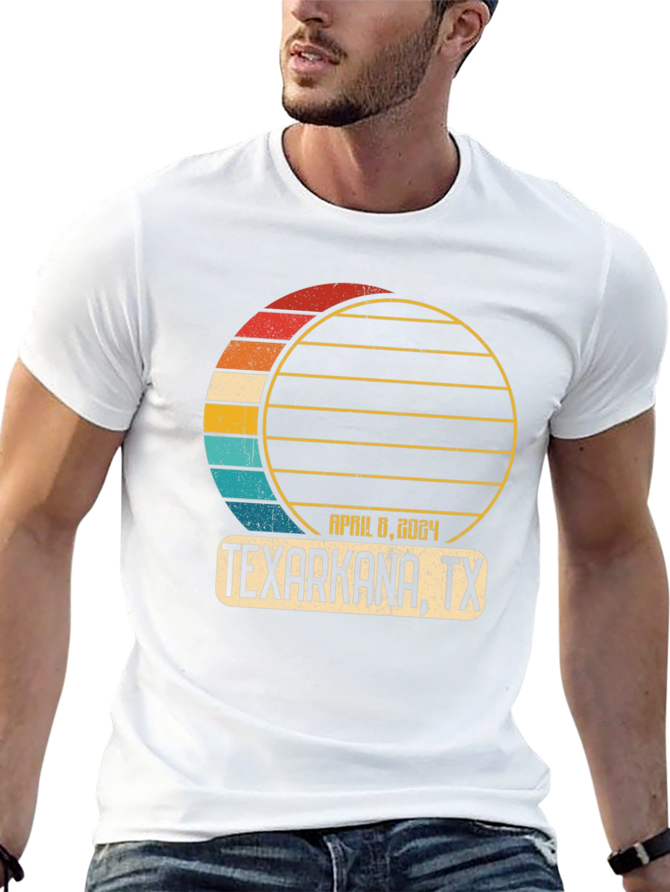 Texarkana TX April 8 2024 Total Solar Eclipse T-Shirt
