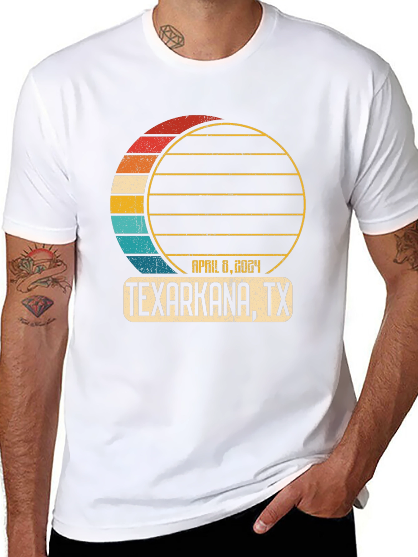 Texarkana TX April 8 2024 Total Solar Eclipse T-Shirt