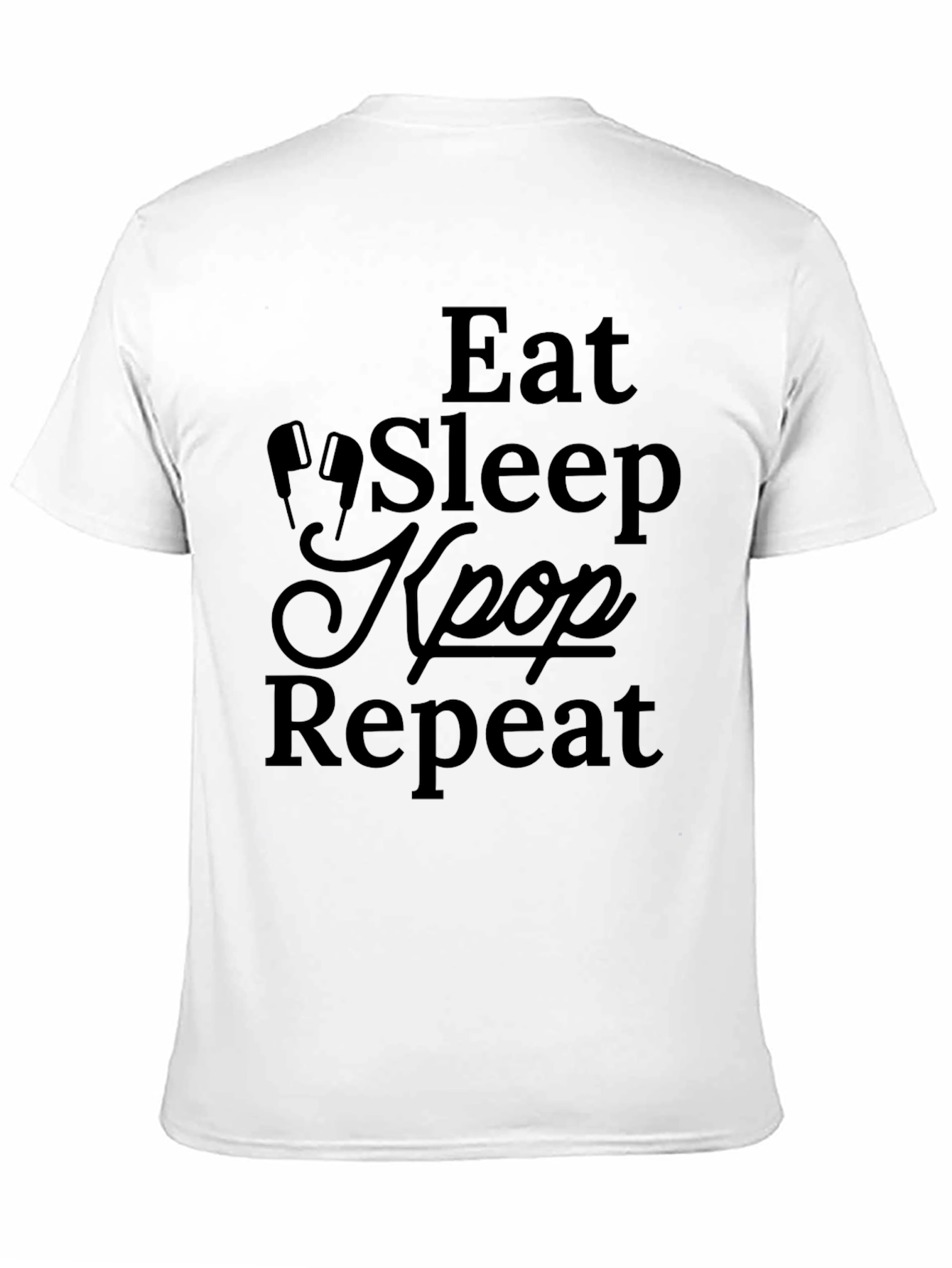 Eat Sleep Kpop Repeat Graphic Tee