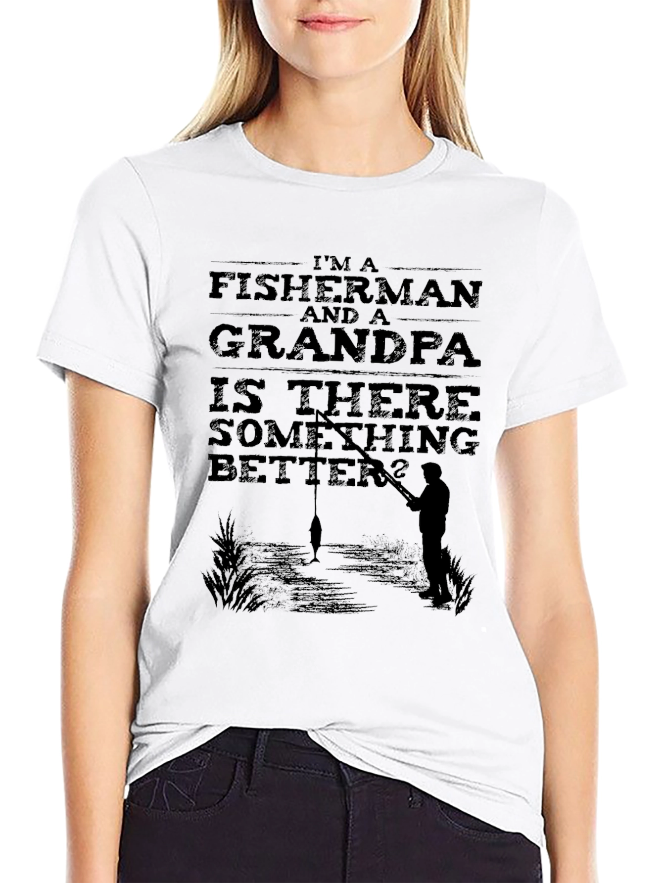 Fisherman Grandpa T-Shirt - Best Grandpa Ever!
