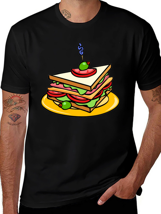 Sandwich Graphic Black Tee Shirt