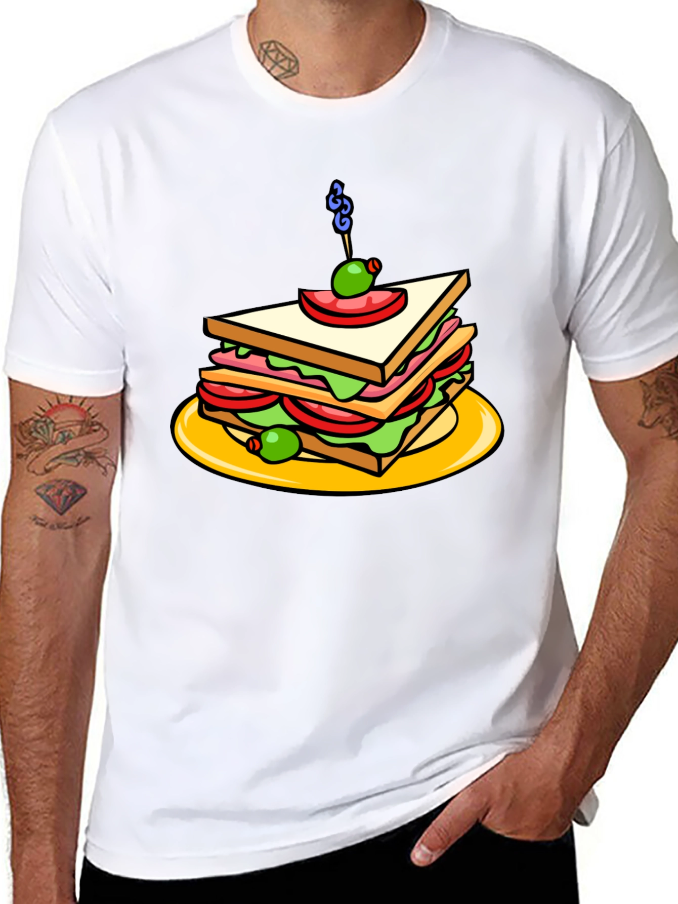 Sandwich Graphic Black Tee Shirt
