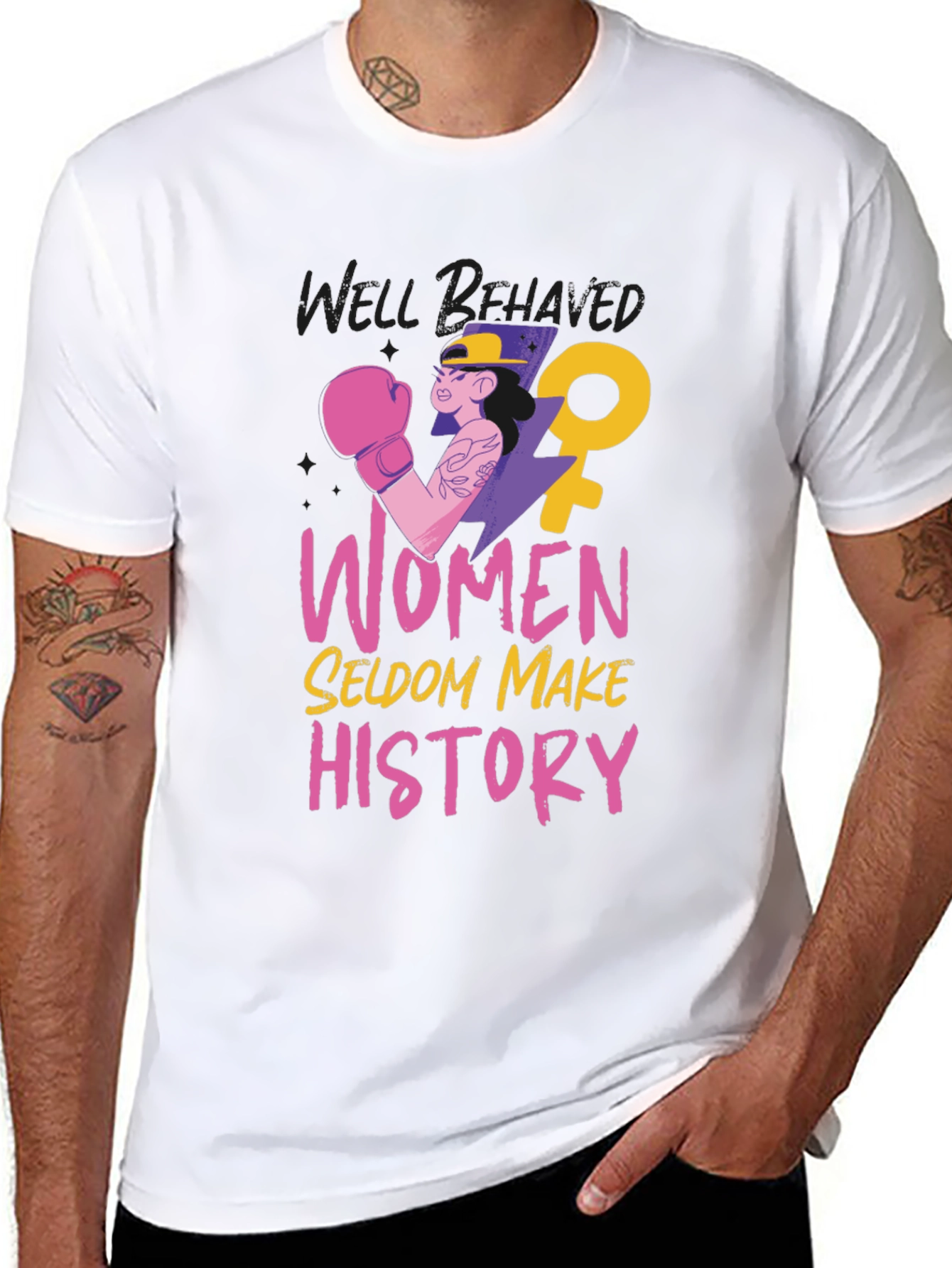 Women Seldom Make History T-Shirt