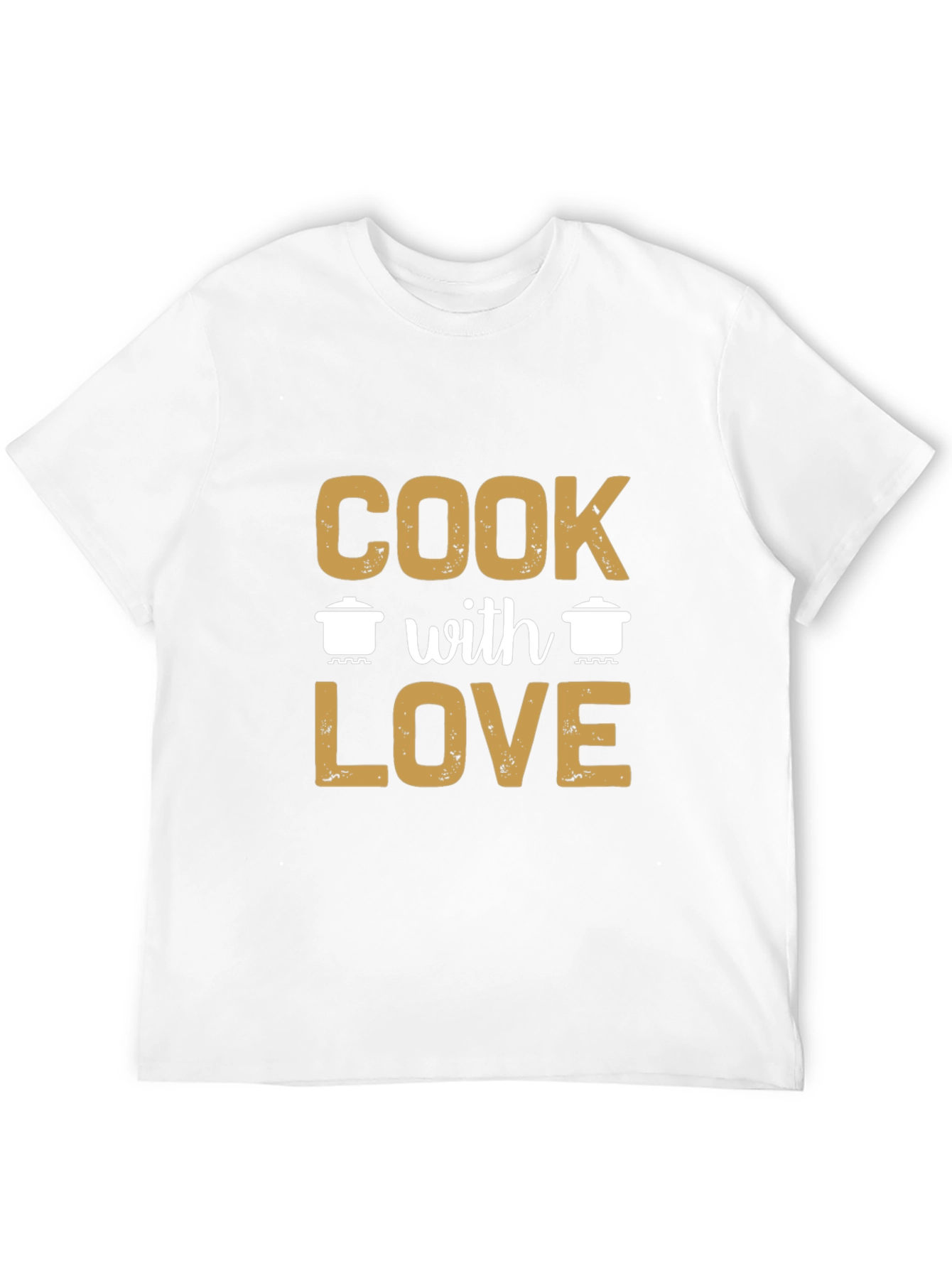 Cook with Love Graphic T-Shirt - Black