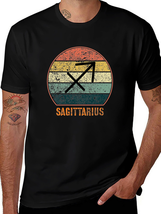 Sagittarius Zodiac Graphic Tee Vintage Style