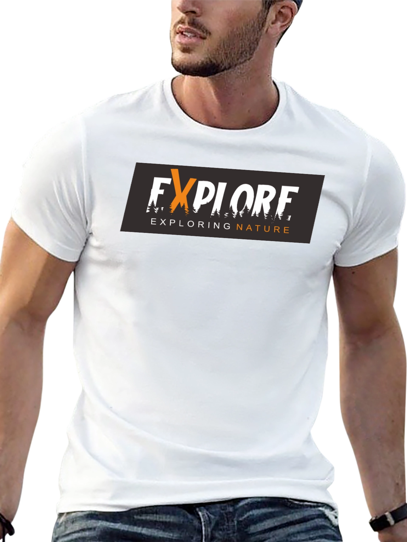 Explore Nature Graphic Tee - Adventure Awaits!