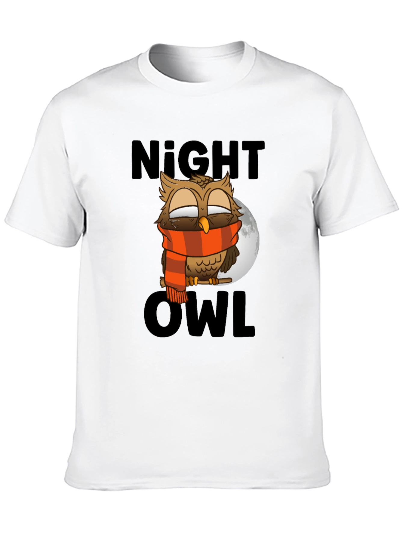 Night Owl T-Shirt - Cool Cartoon Design