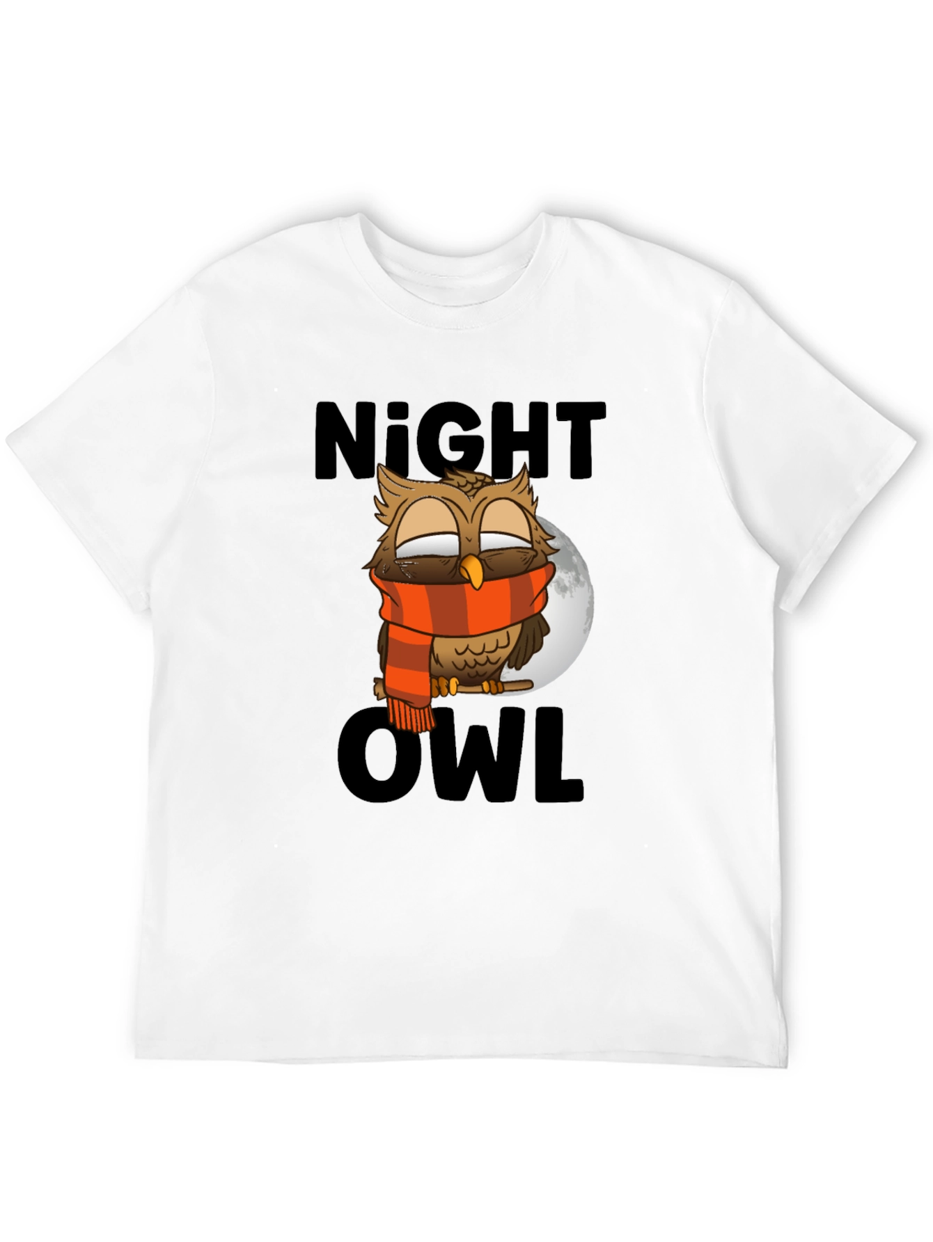 Night Owl T-Shirt - Cool Cartoon Design