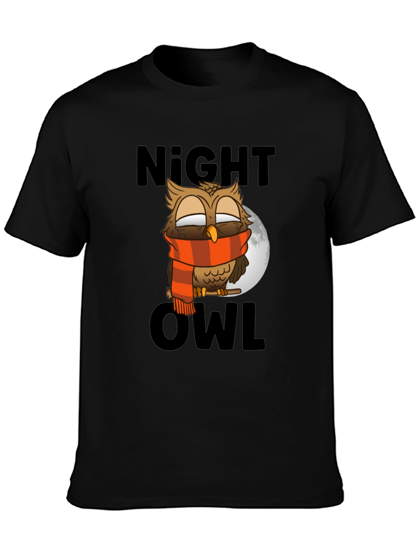 Night Owl T-Shirt - Cool Cartoon Design