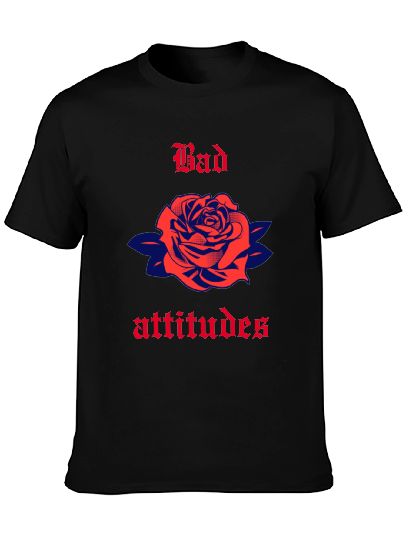 Bad Attitudes Rose Graphic T-Shirt