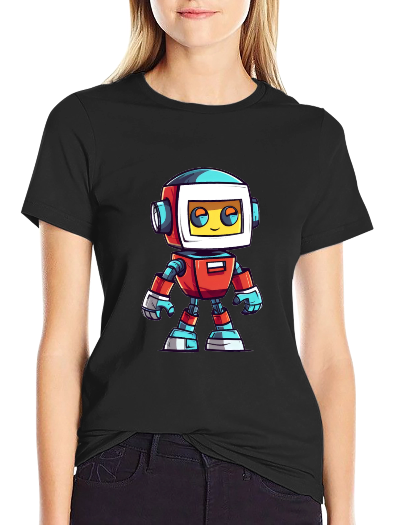 Robot Graphic T-Shirt