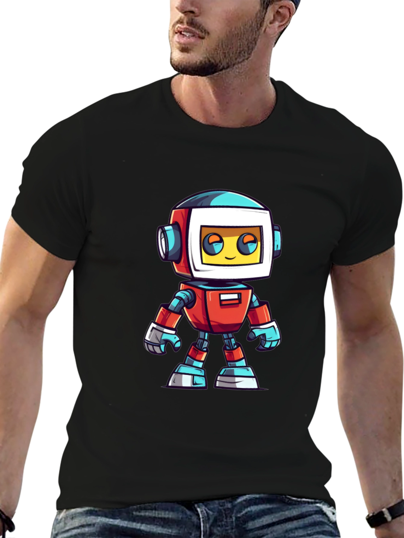 Robot Graphic T-Shirt