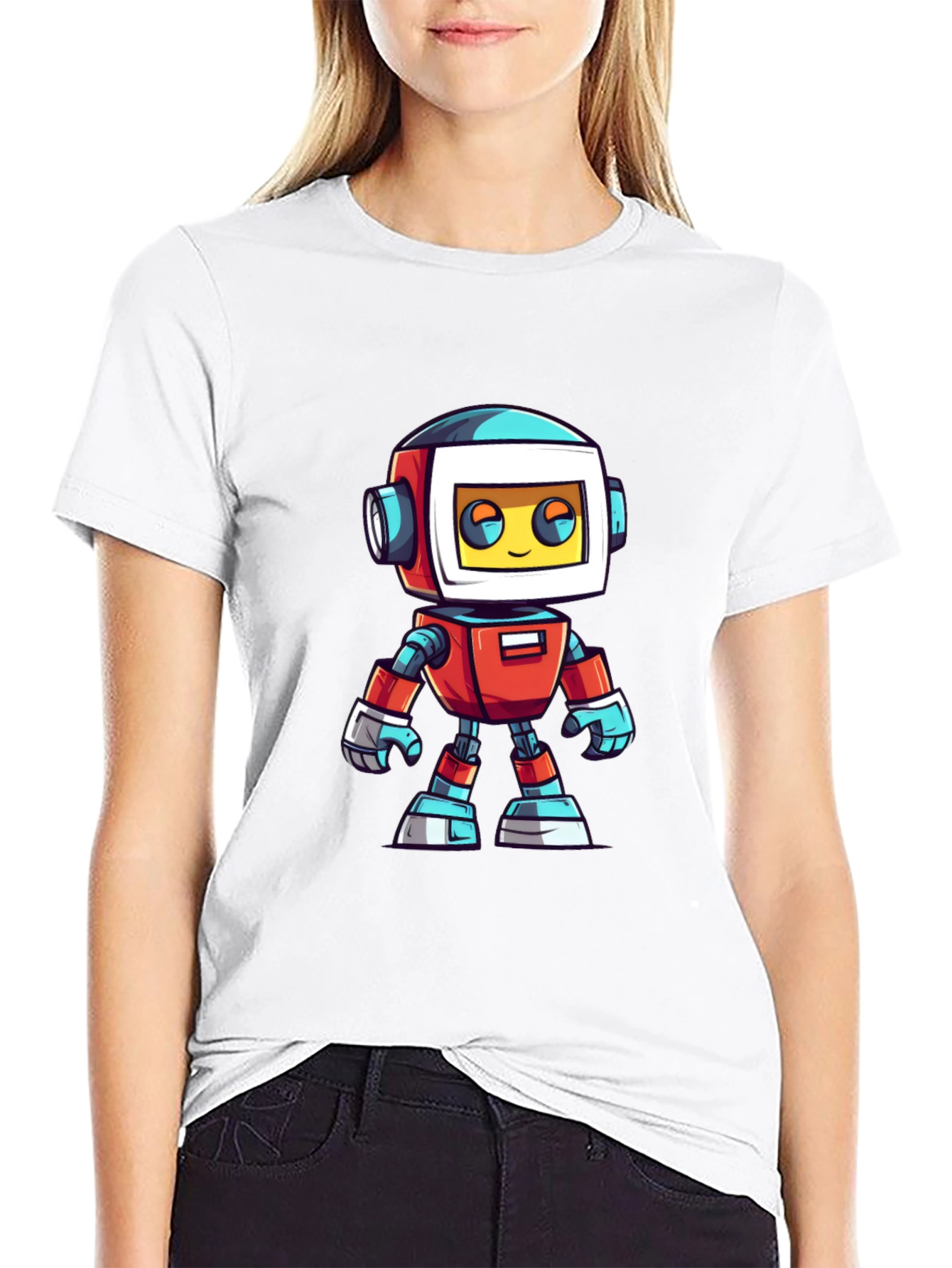 Robot Graphic T-Shirt