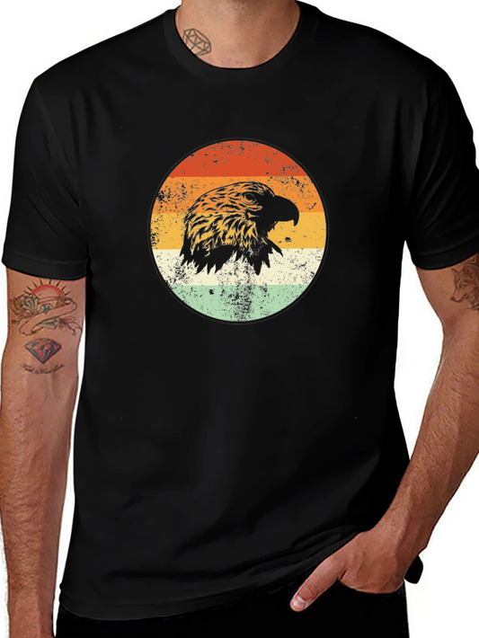 Vintage Eagle Graphic Black T-Shirt