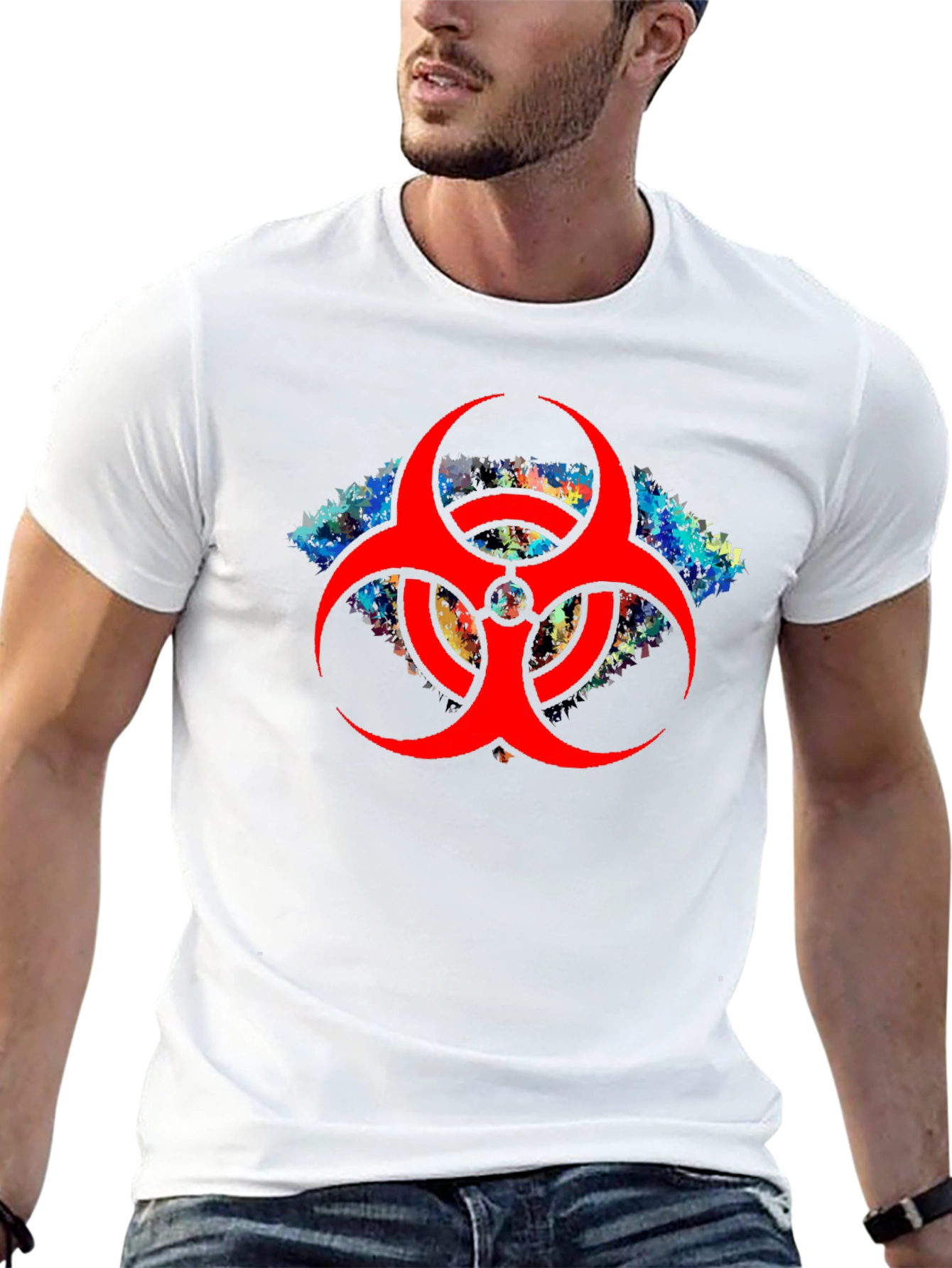 Biohazard Symbol T-Shirt - Black