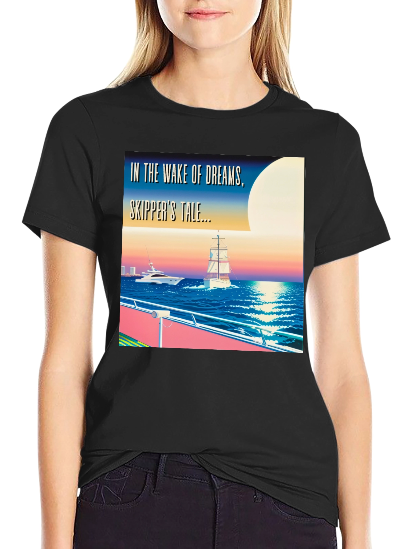 Skippers Tale T-Shirt - Dreamy Nautical Design