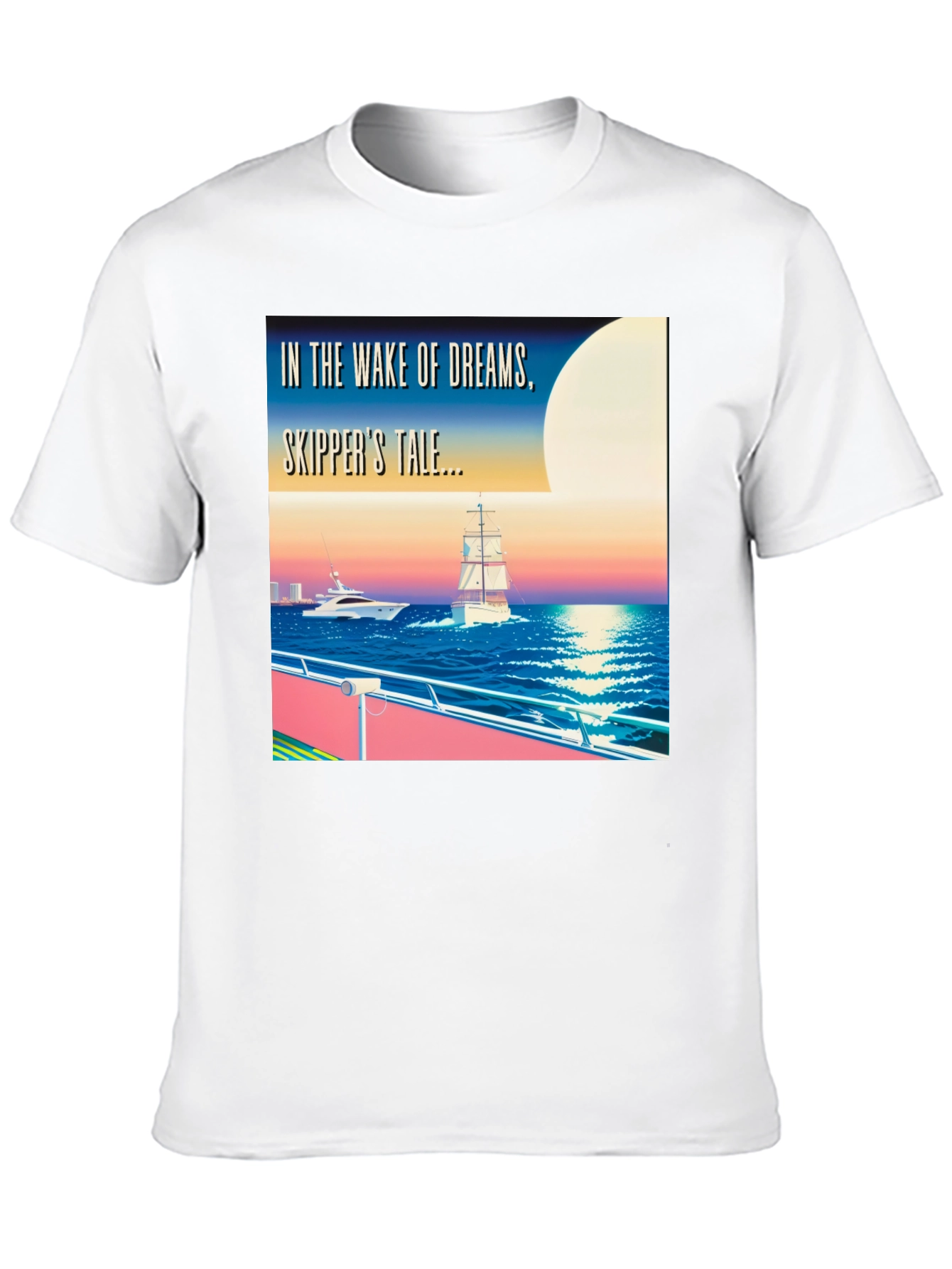 Skippers Tale T-Shirt - Dreamy Nautical Design
