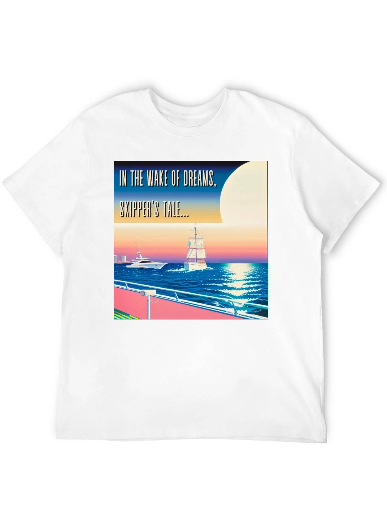 Skippers Tale T-Shirt - Dreamy Nautical Design