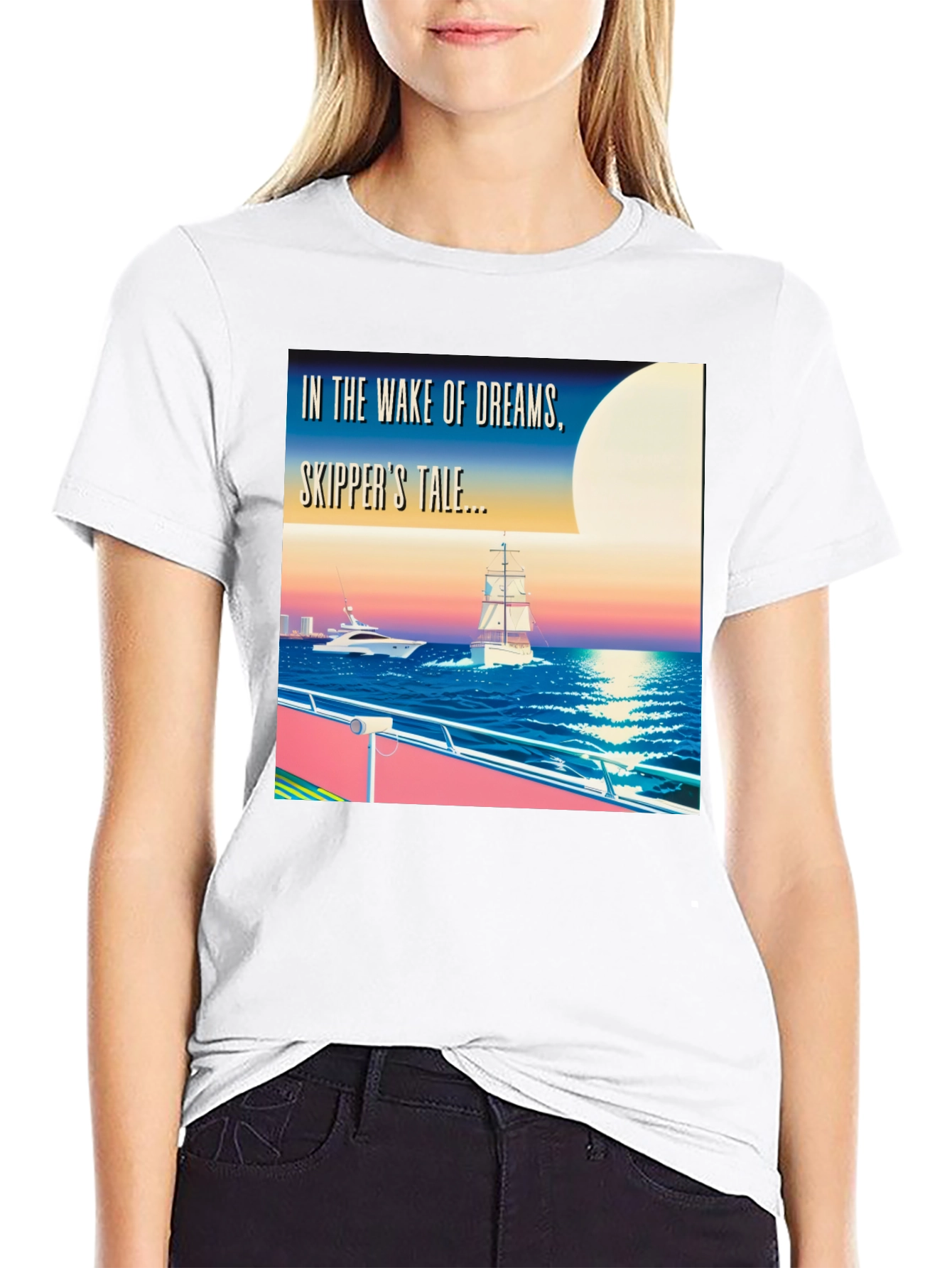 Skippers Tale T-Shirt - Dreamy Nautical Design