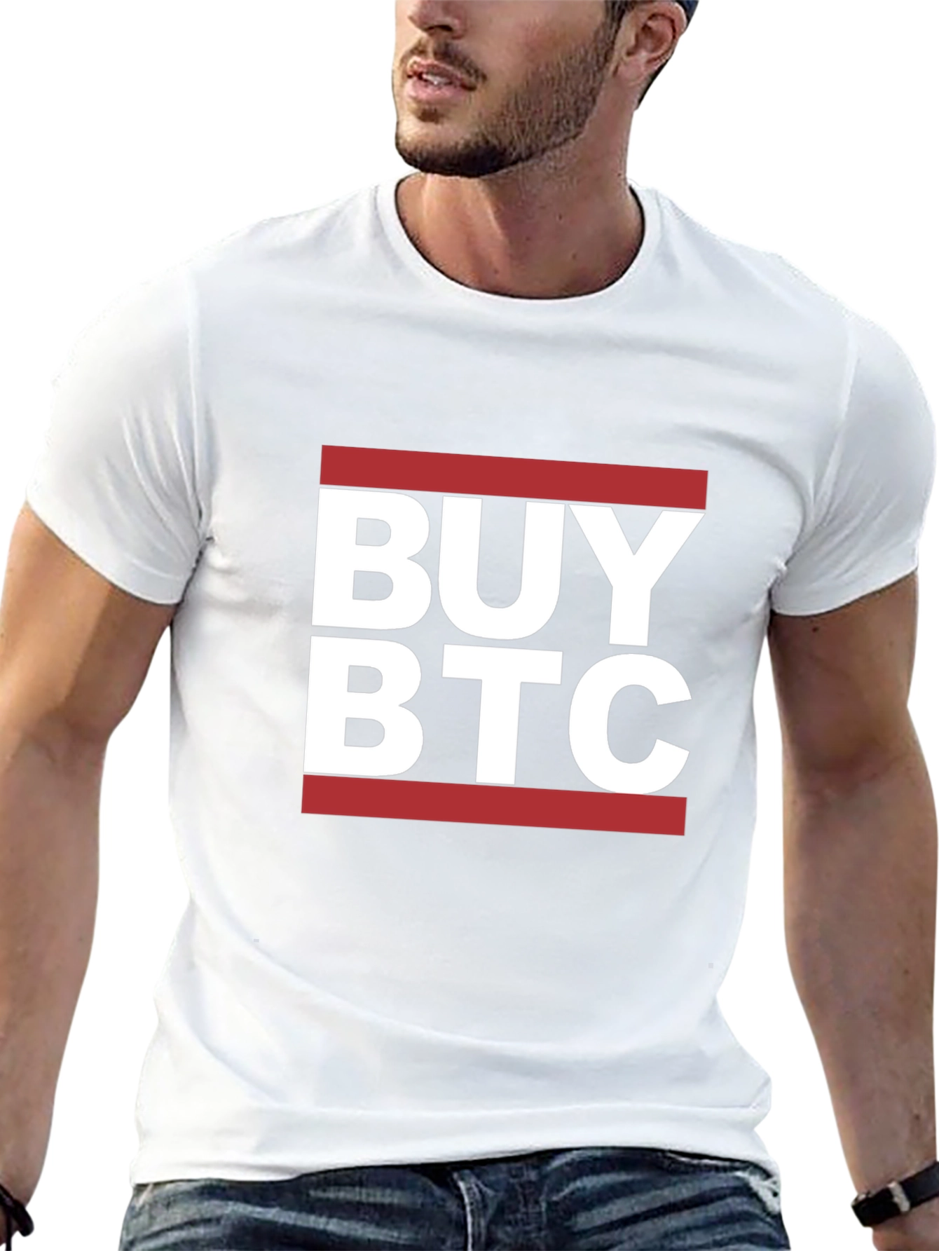 Buy BTC Black T-Shirt - Cryptocurrency HODL Tee