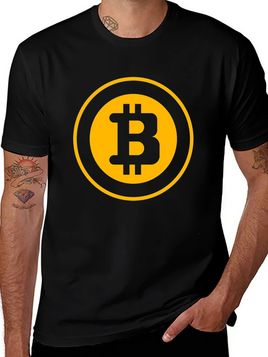 Bitcoin Logo Black T-Shirt