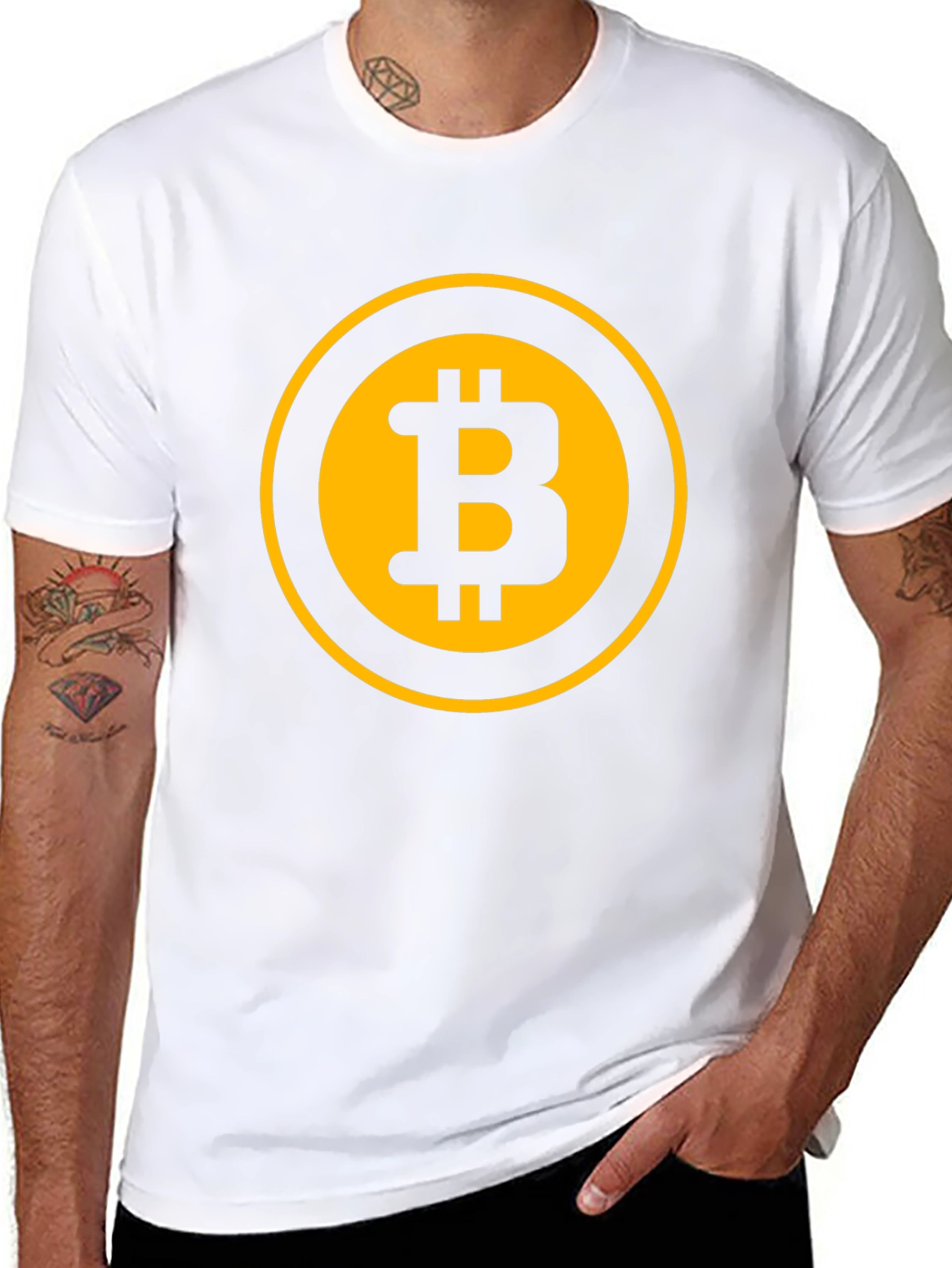 Bitcoin Logo Black T-Shirt