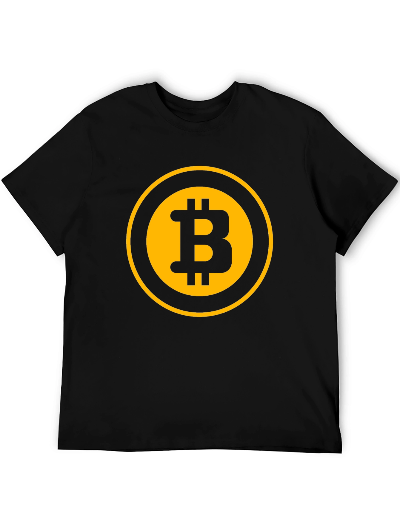 Bitcoin Logo Black T-Shirt