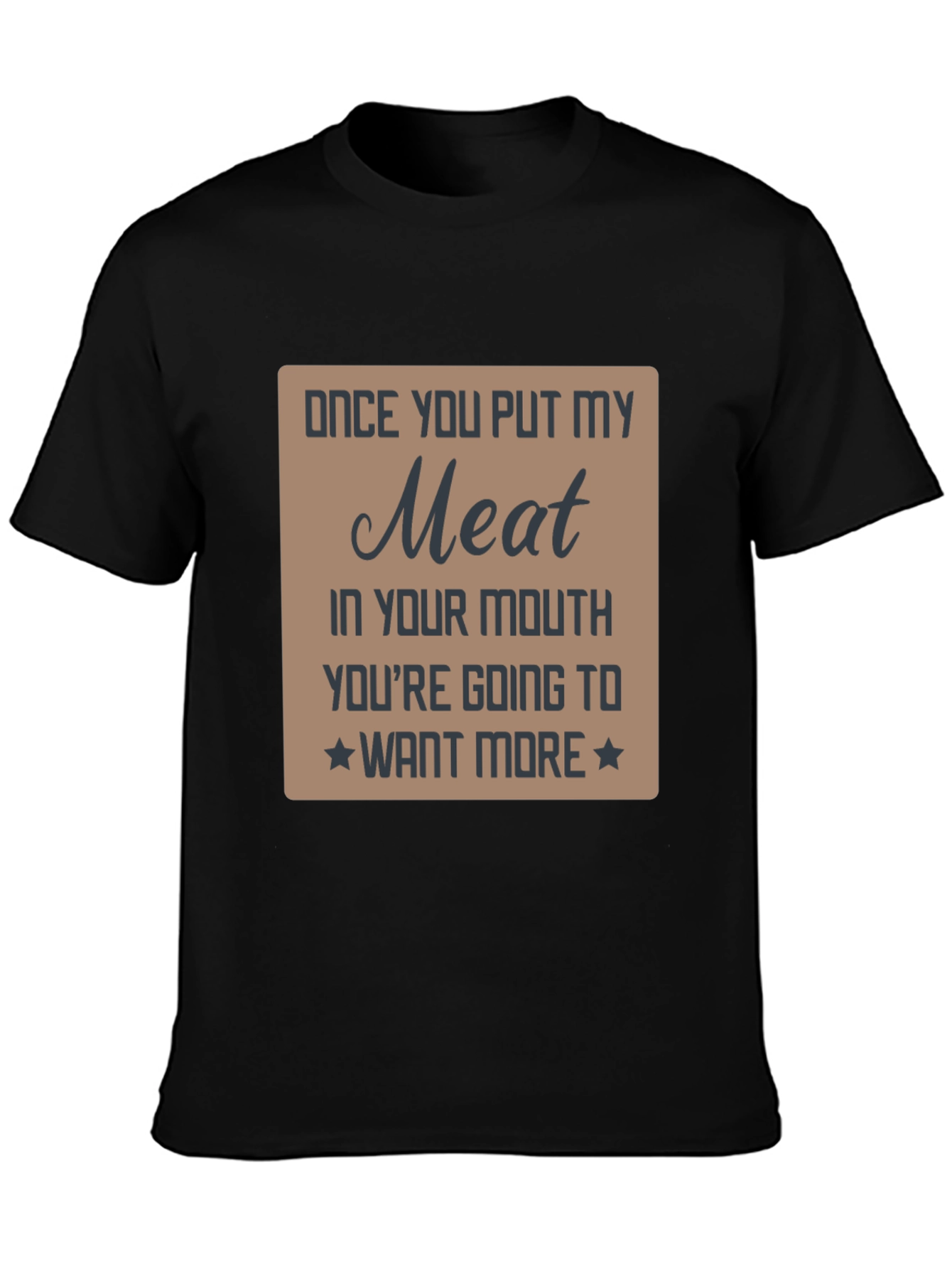 Funny Meat Graphic Novelty T-Shirt