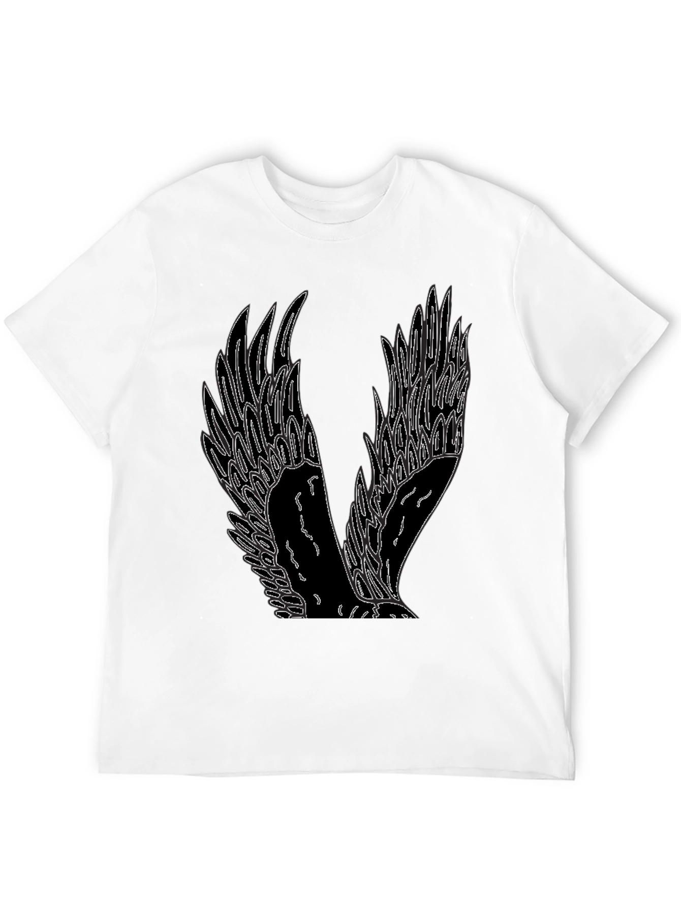 Winged Graphic Tee - Mens Black T-Shirt