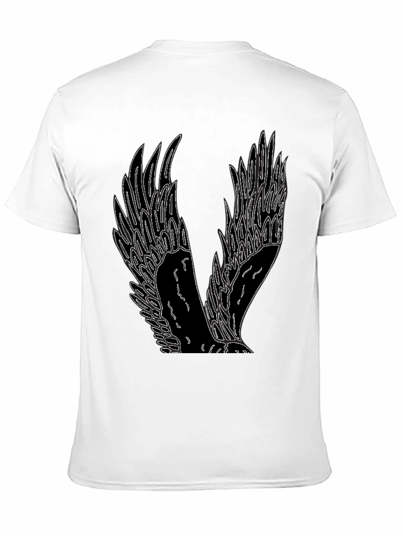 Winged Graphic Tee - Mens Black T-Shirt
