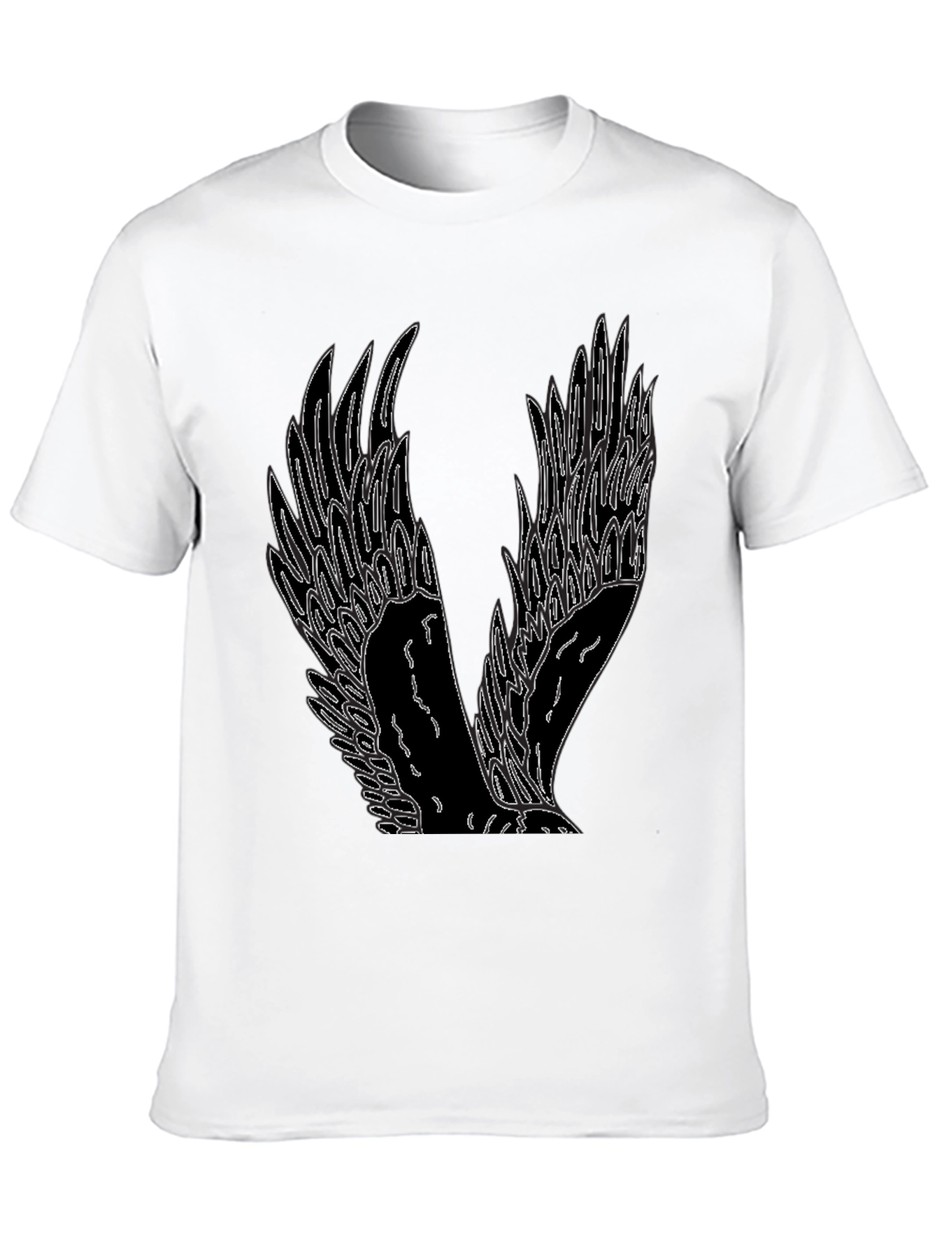 Winged Graphic Tee - Mens Black T-Shirt