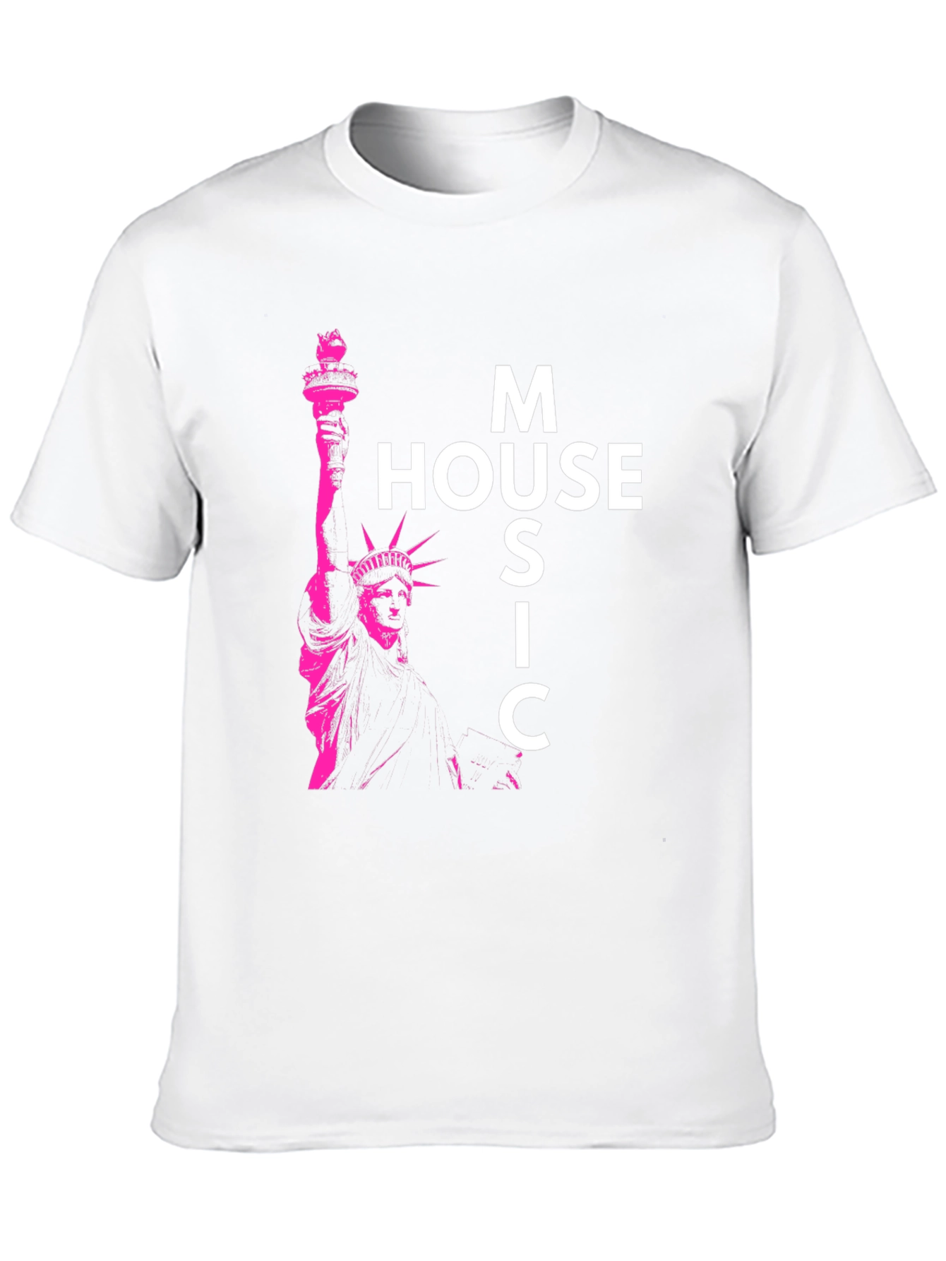Statue of Liberty Music Graphic T-Shirt