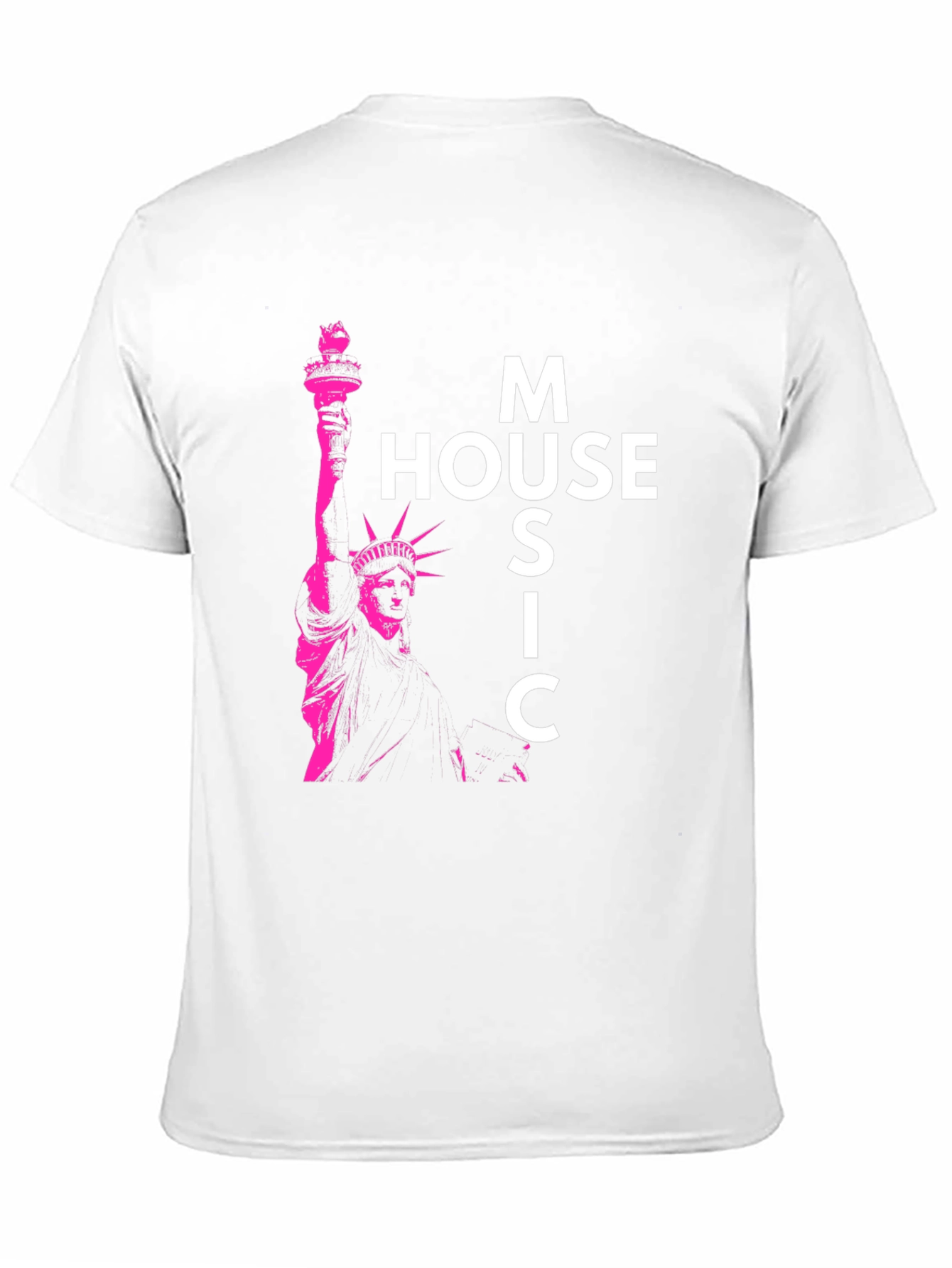 Statue of Liberty Music Graphic T-Shirt
