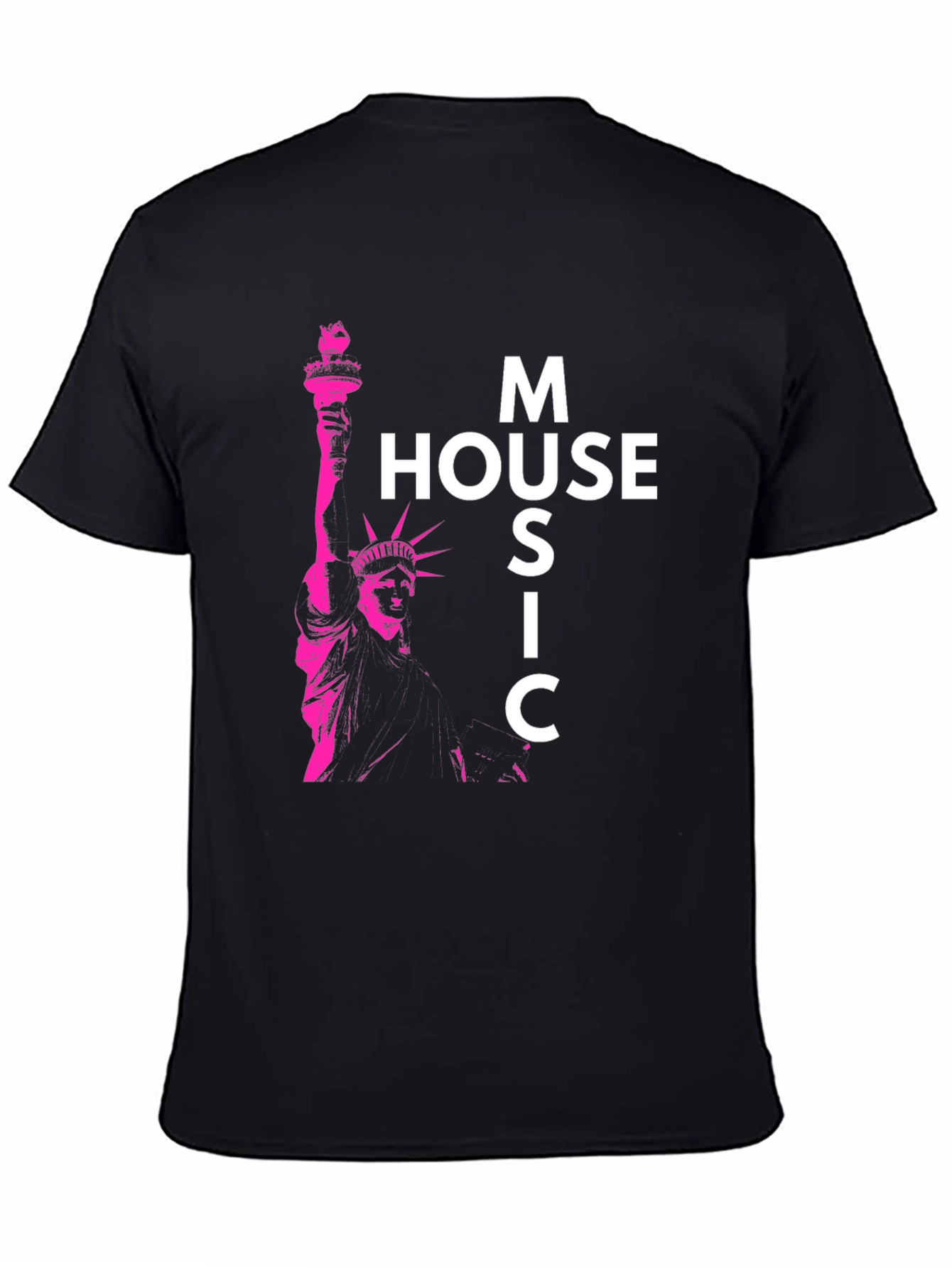 Statue of Liberty Music Graphic T-Shirt