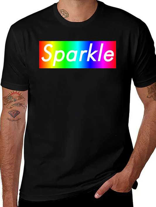 Rainbow Sparkle T-Shirt - Bold Graphic Tee