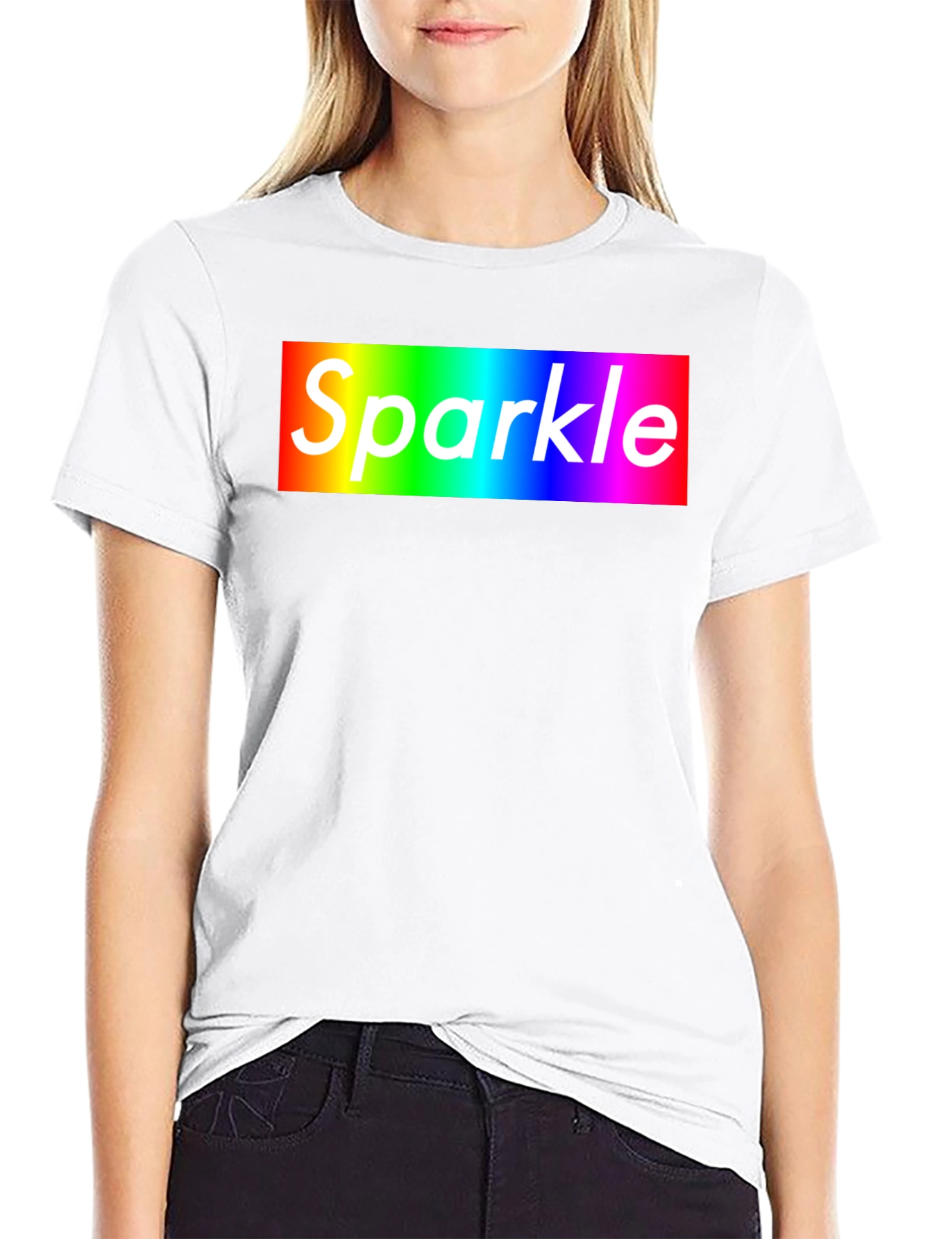 Rainbow Sparkle T-Shirt - Bold Graphic Tee