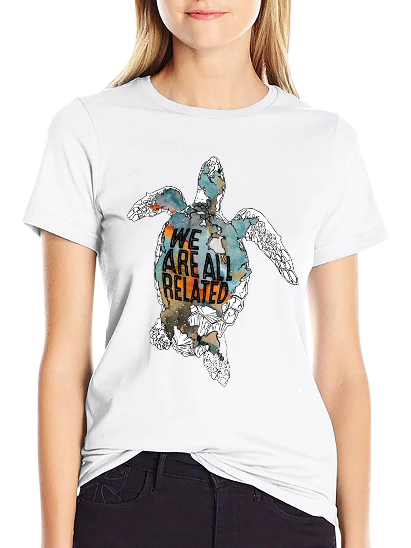 We Are All Related Turtle Graphic Tee