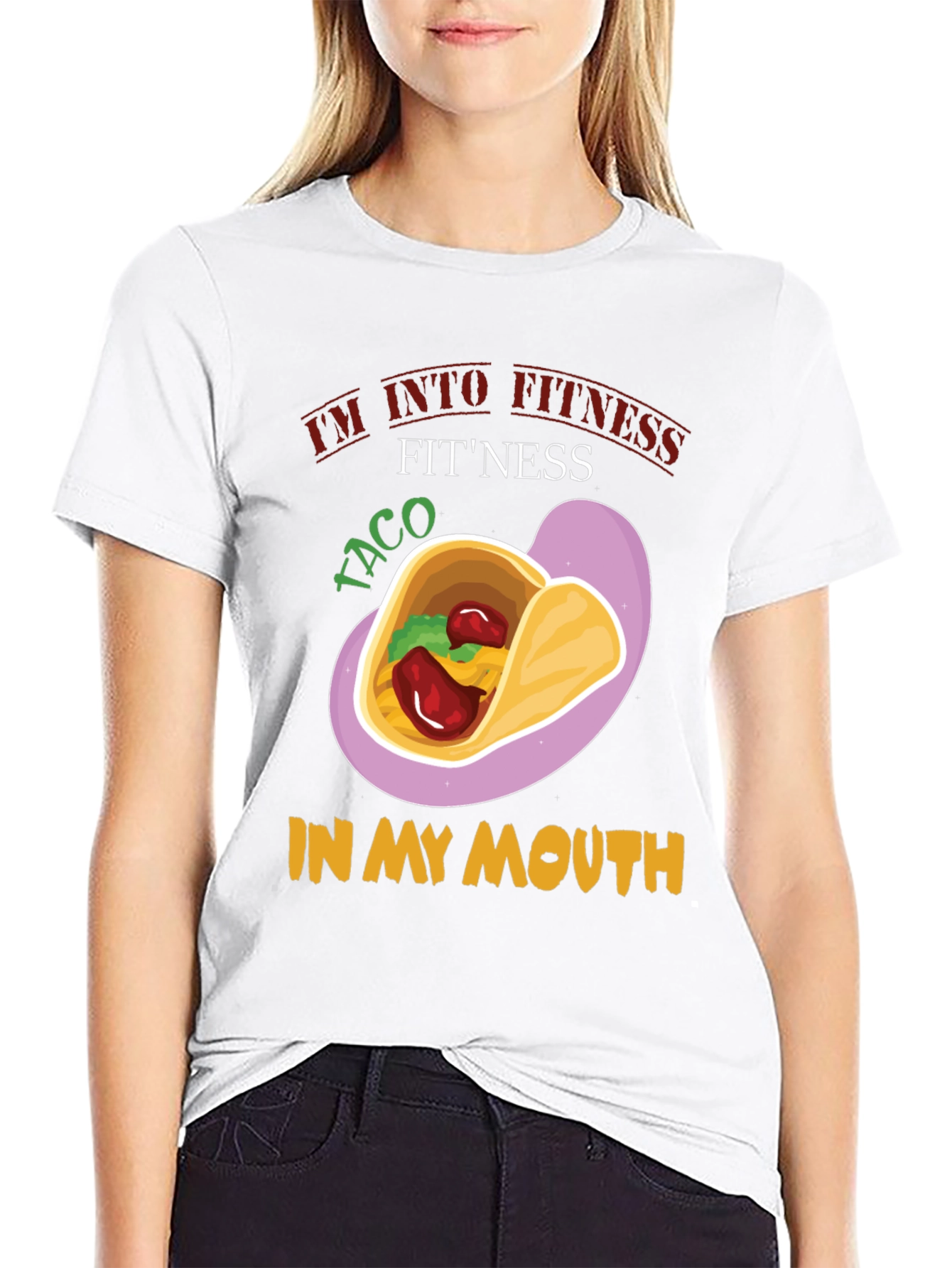Taco Fitness Graphic T-Shirt