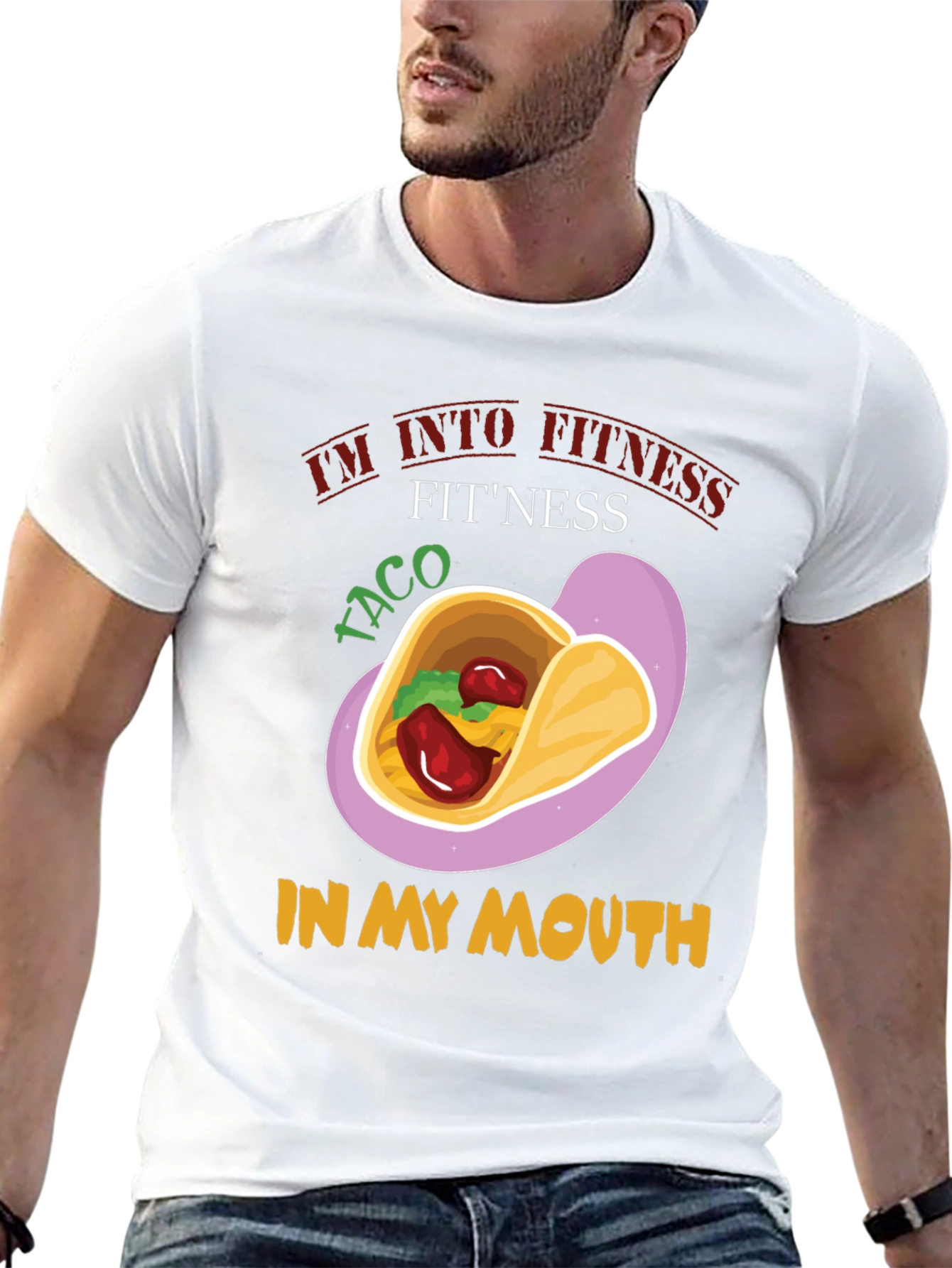 Taco Fitness Graphic T-Shirt