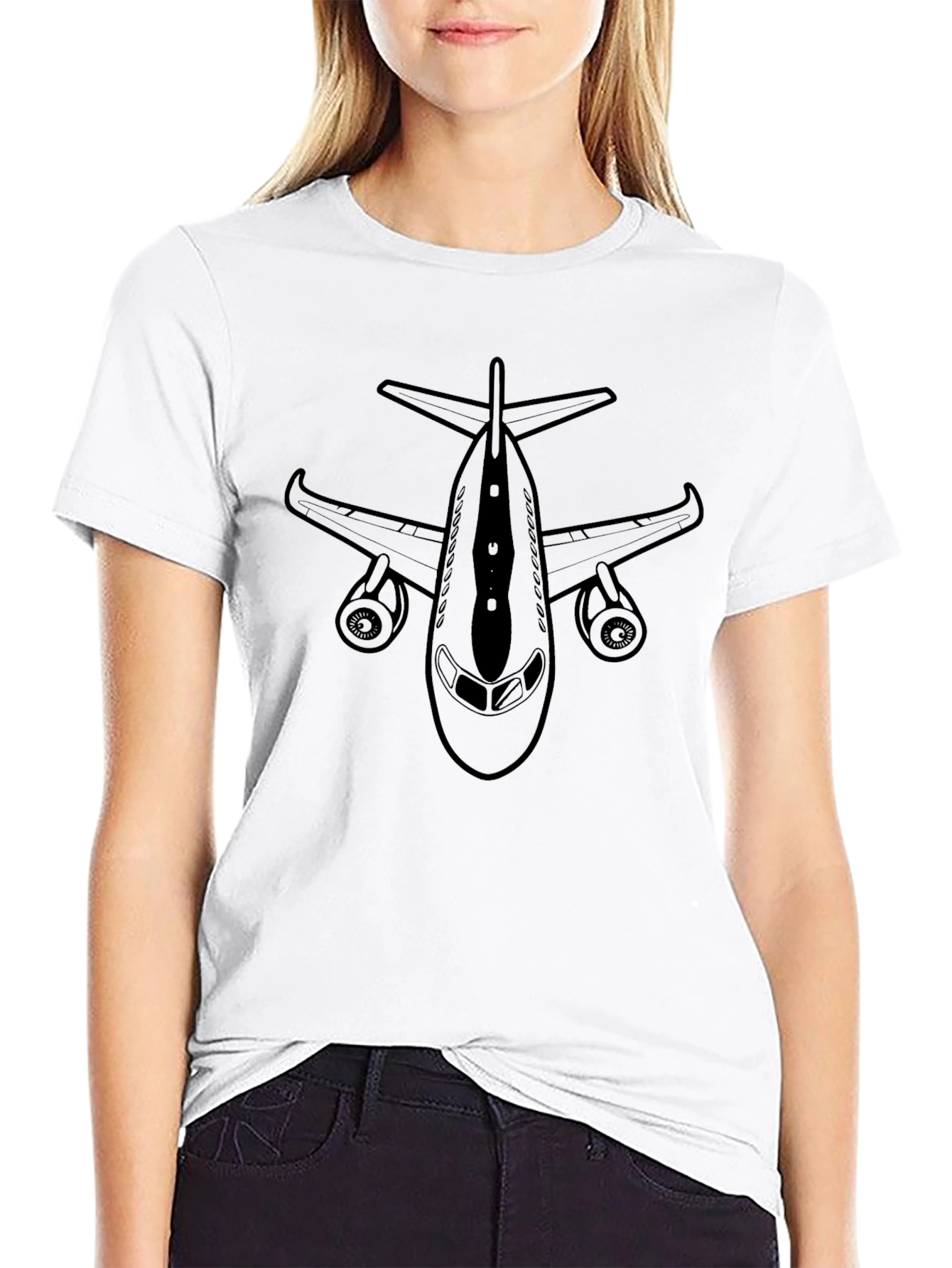 Airplane Graphic Tee - Aviation Enthusiast T-Shirt