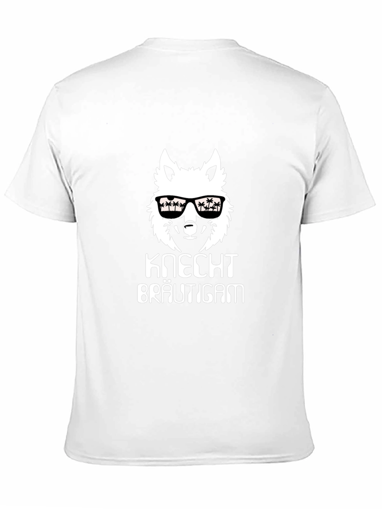 Knecht Bräutigam Wolf Graphic Black T-Shirt