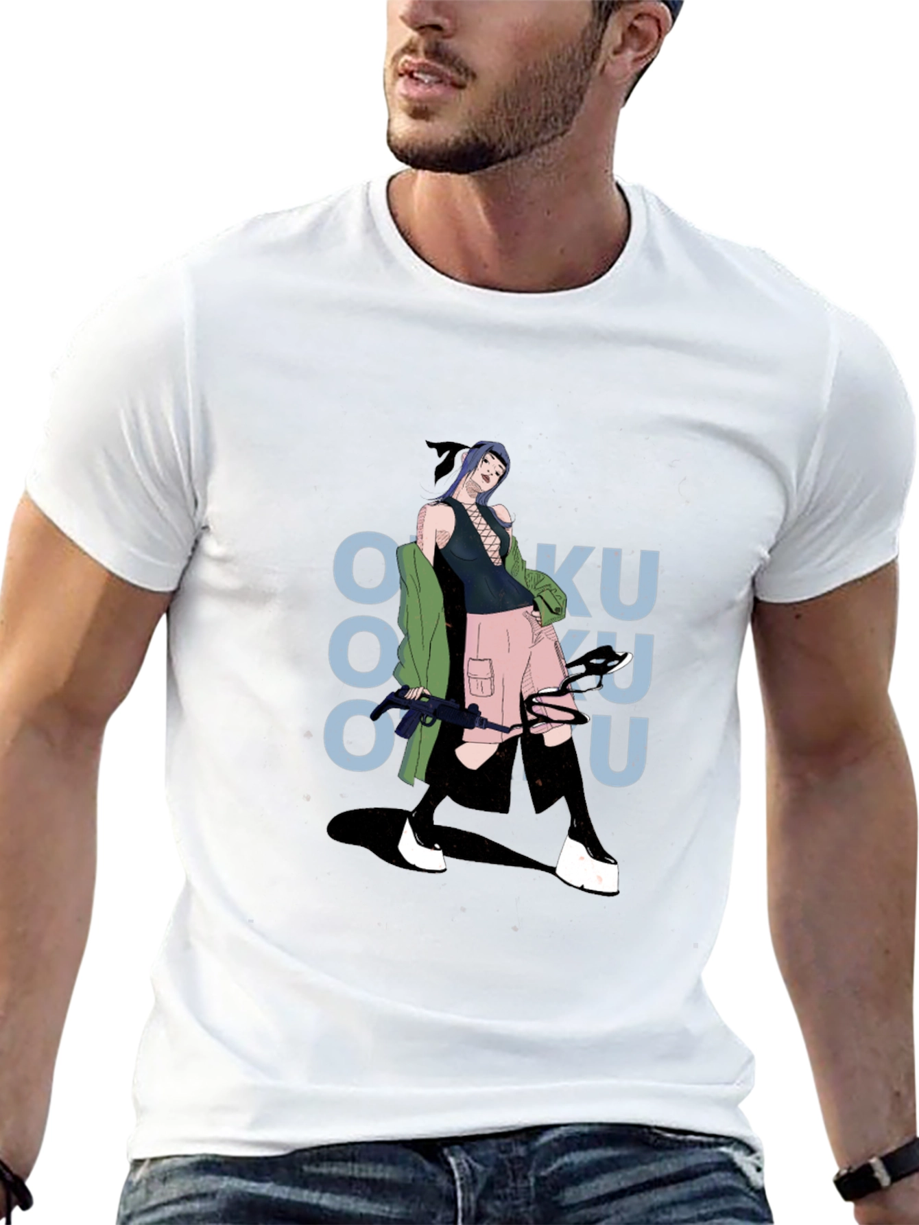 Graphic Print Tee: Anime Inspired Streetwear