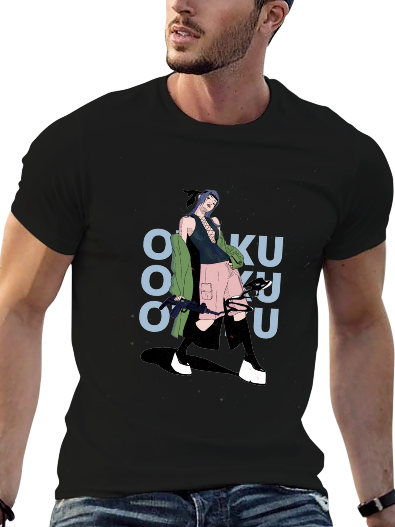 Graphic Print Tee: Anime Inspired Streetwear