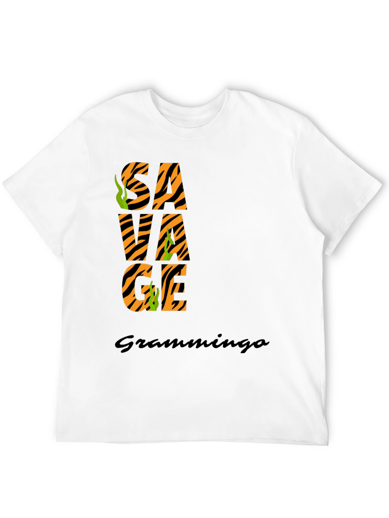 Savage Graphic Tee - Tiger Print