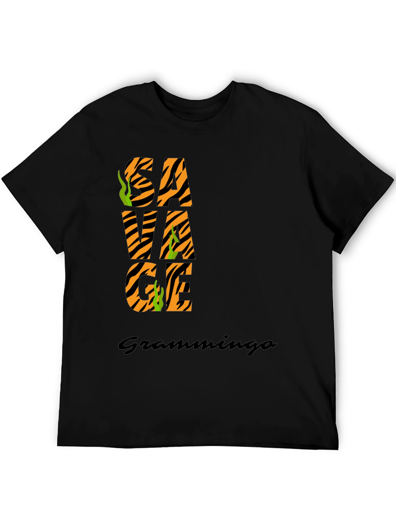 Savage Graphic Tee - Tiger Print