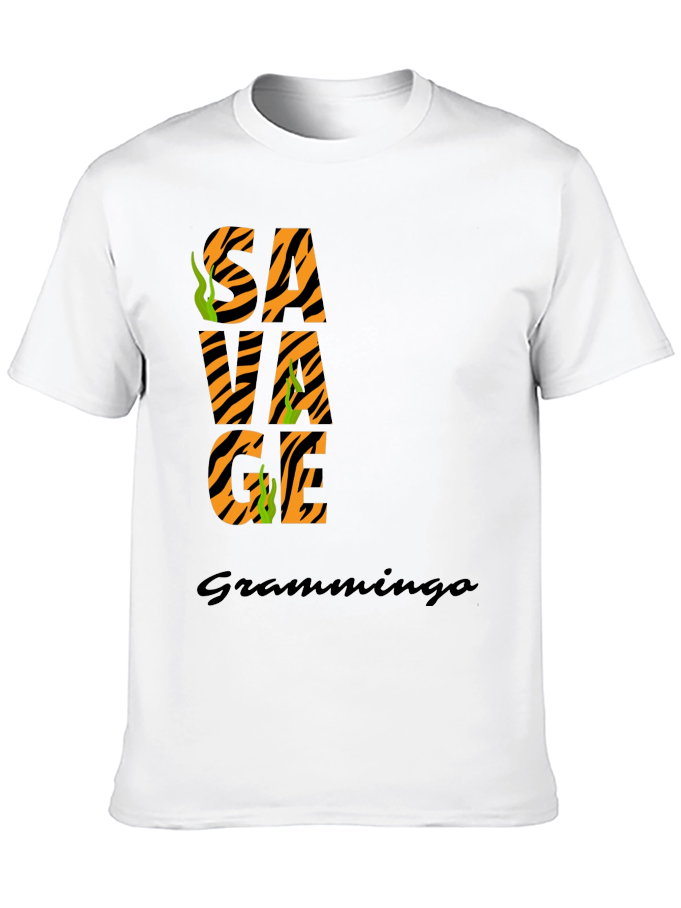 Savage Graphic Tee - Tiger Print