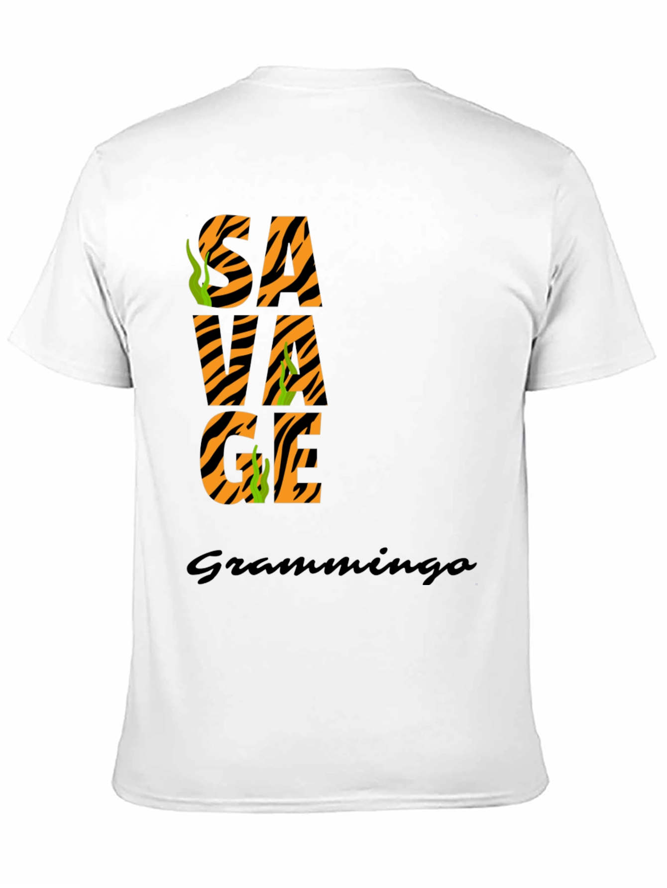 Savage Graphic Tee - Tiger Print