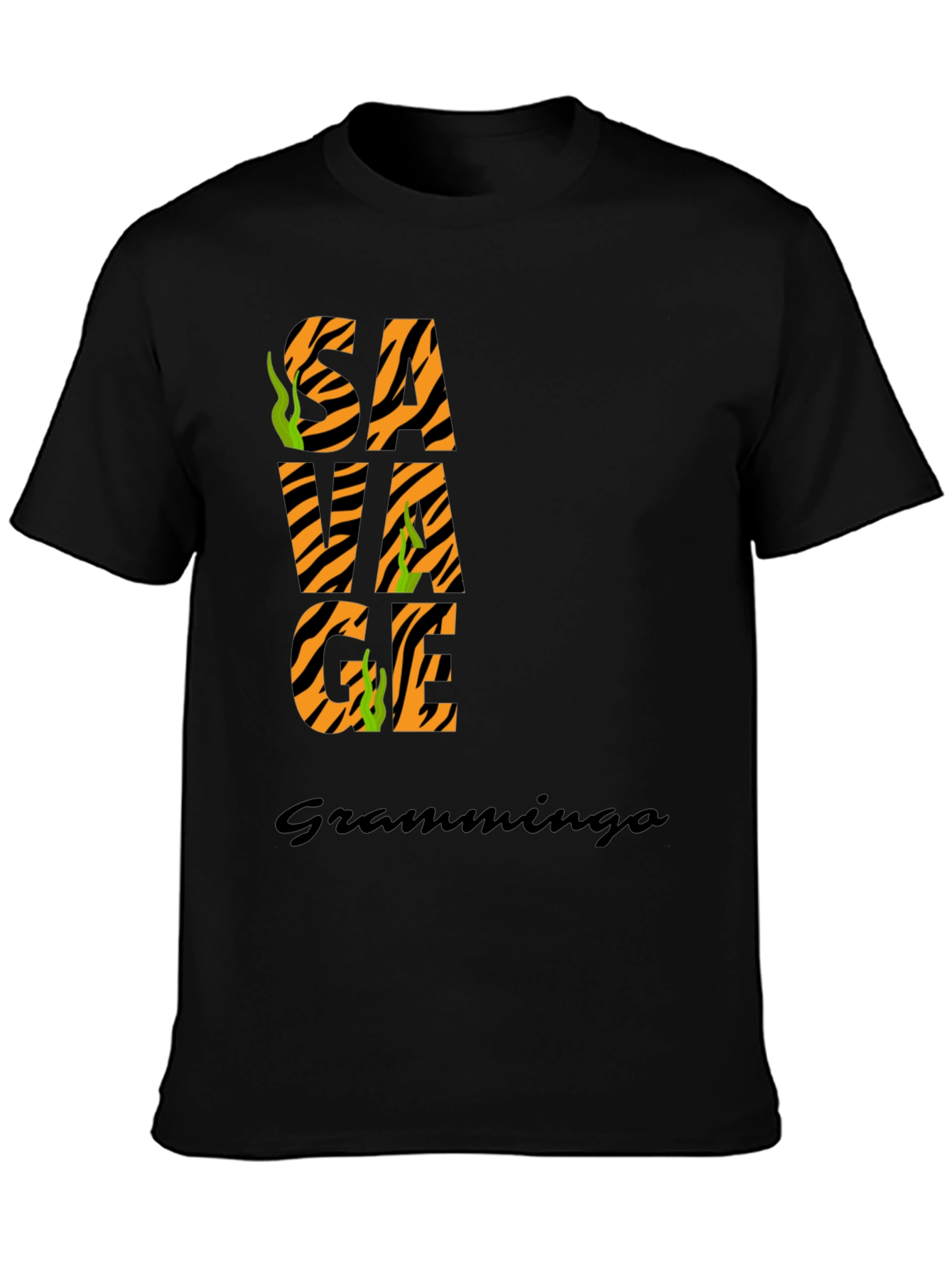 Savage Graphic Tee - Tiger Print