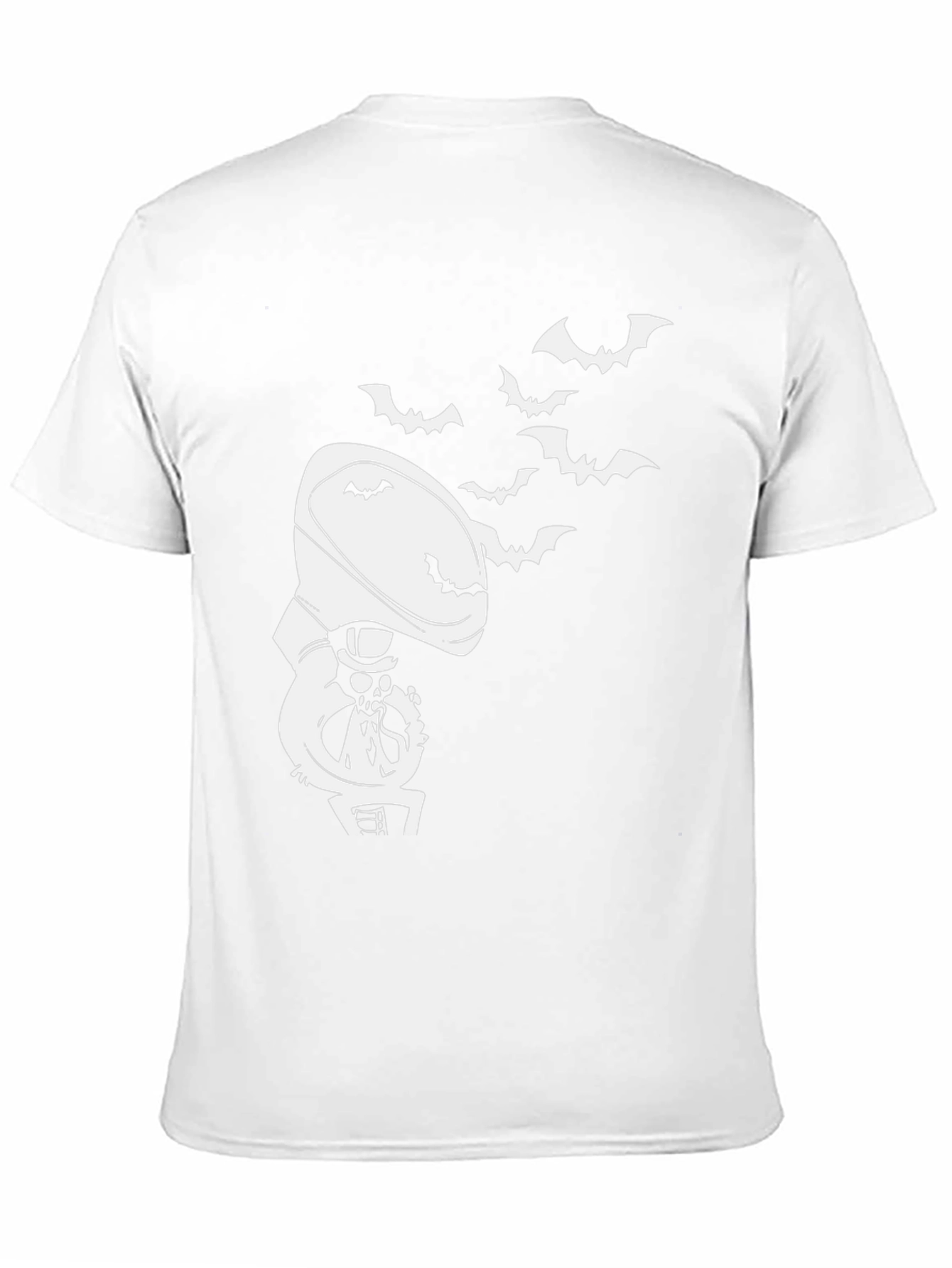 Halloween Phonograph Bat Graphic Tee